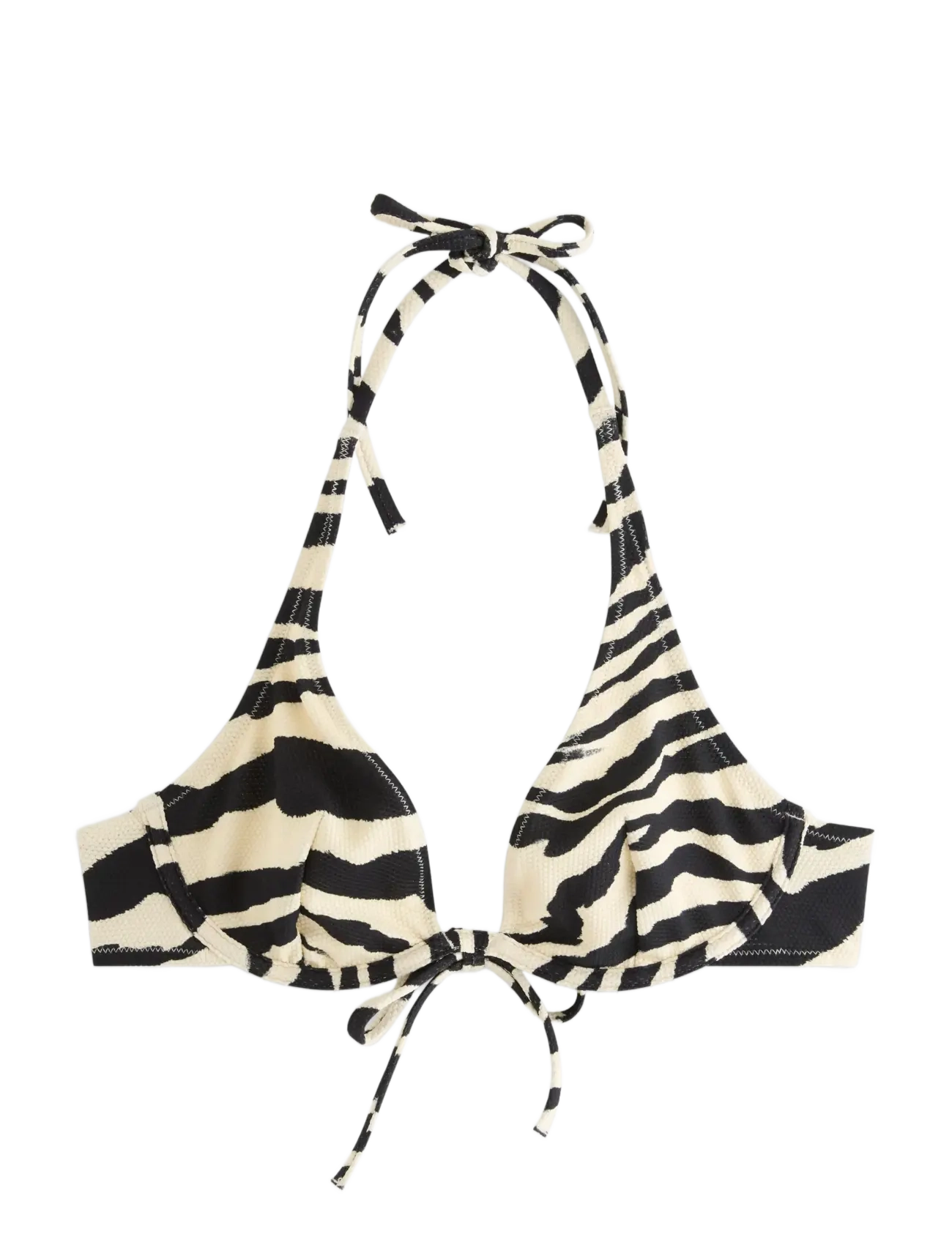 Lindex Unpadded bikini bra with underwire - Vêtements - DUSTY WHITE / cream