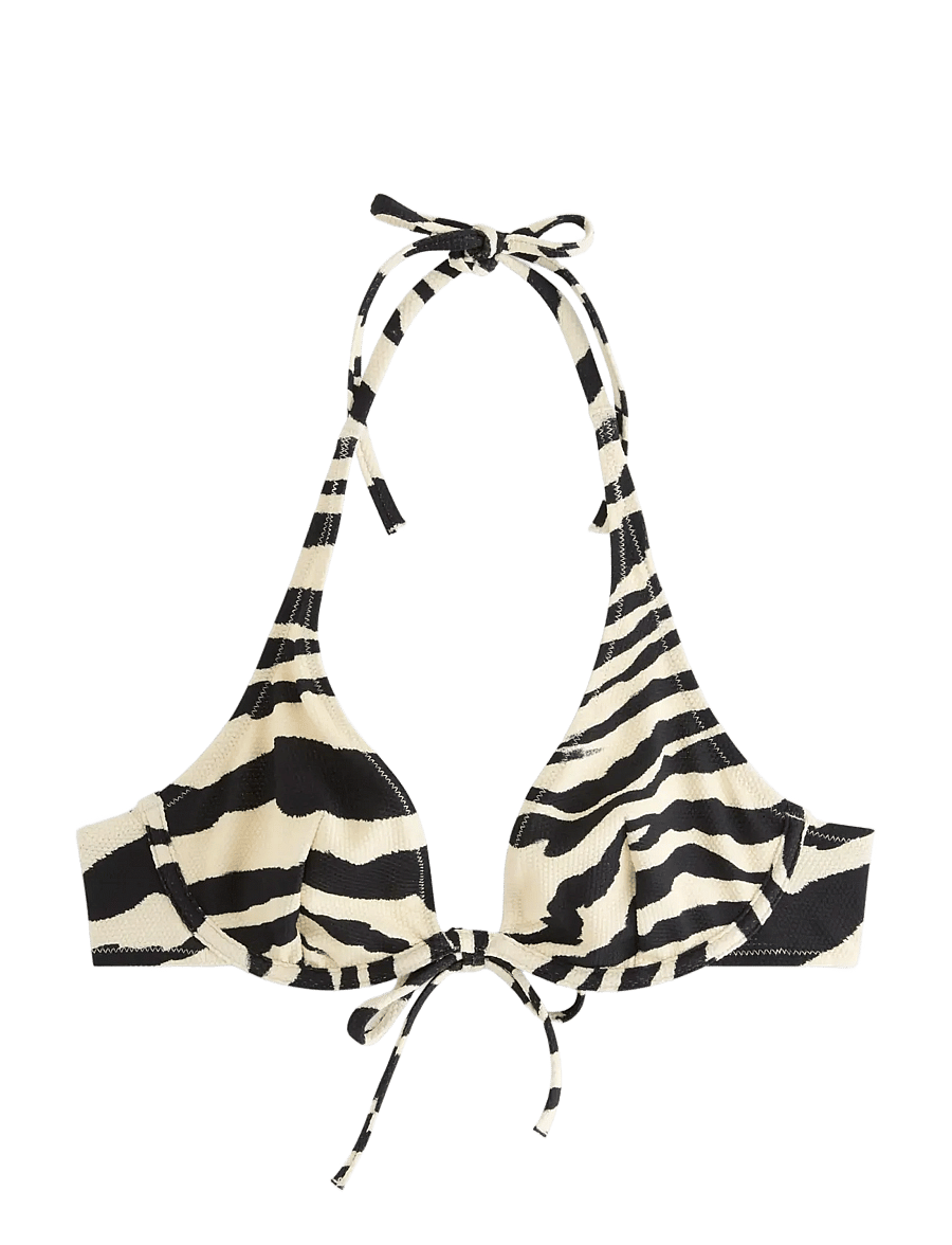 Lindex - Unpadded bikini bra with underwire - bikinitoppe med bøjle - dusty white - 1