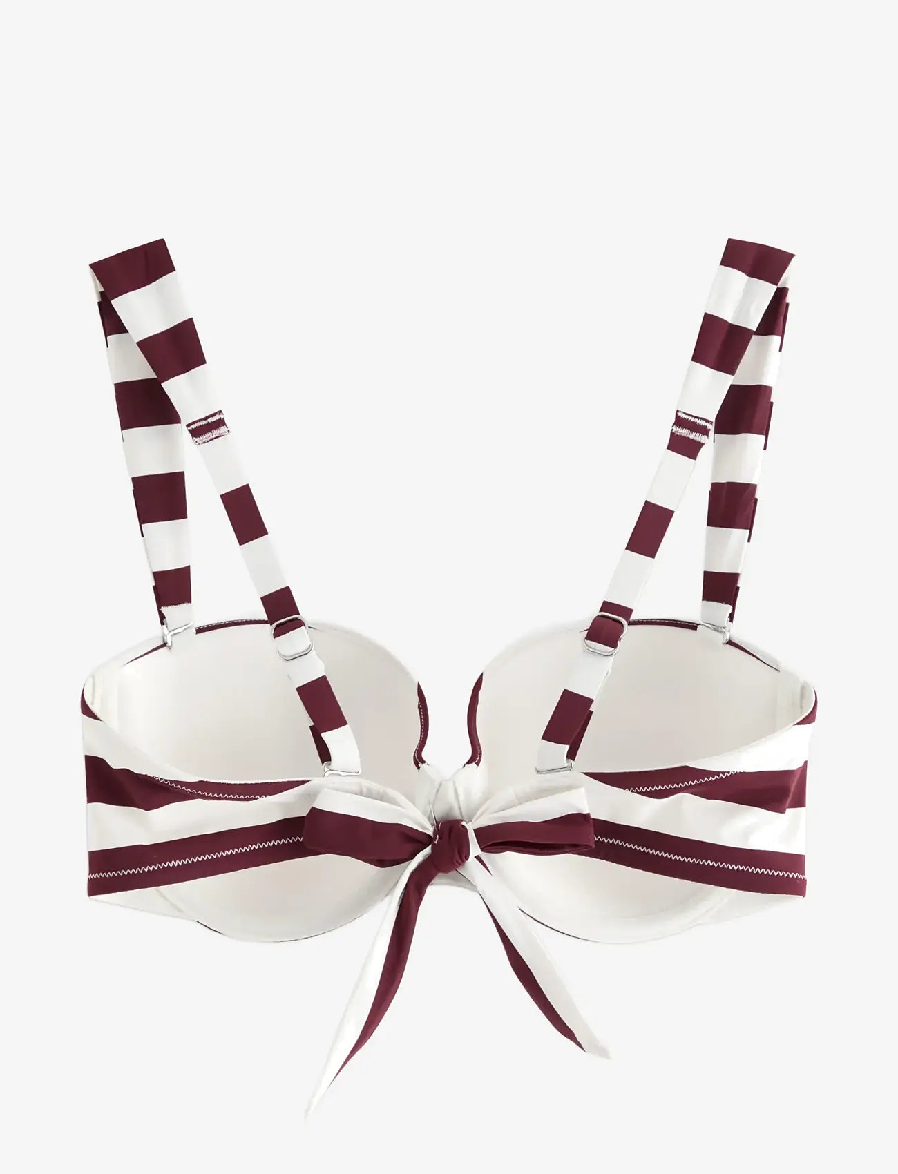 Lindex - Balconette bikini bra - bikinitoppe med bøjle - dark dusty red - 2