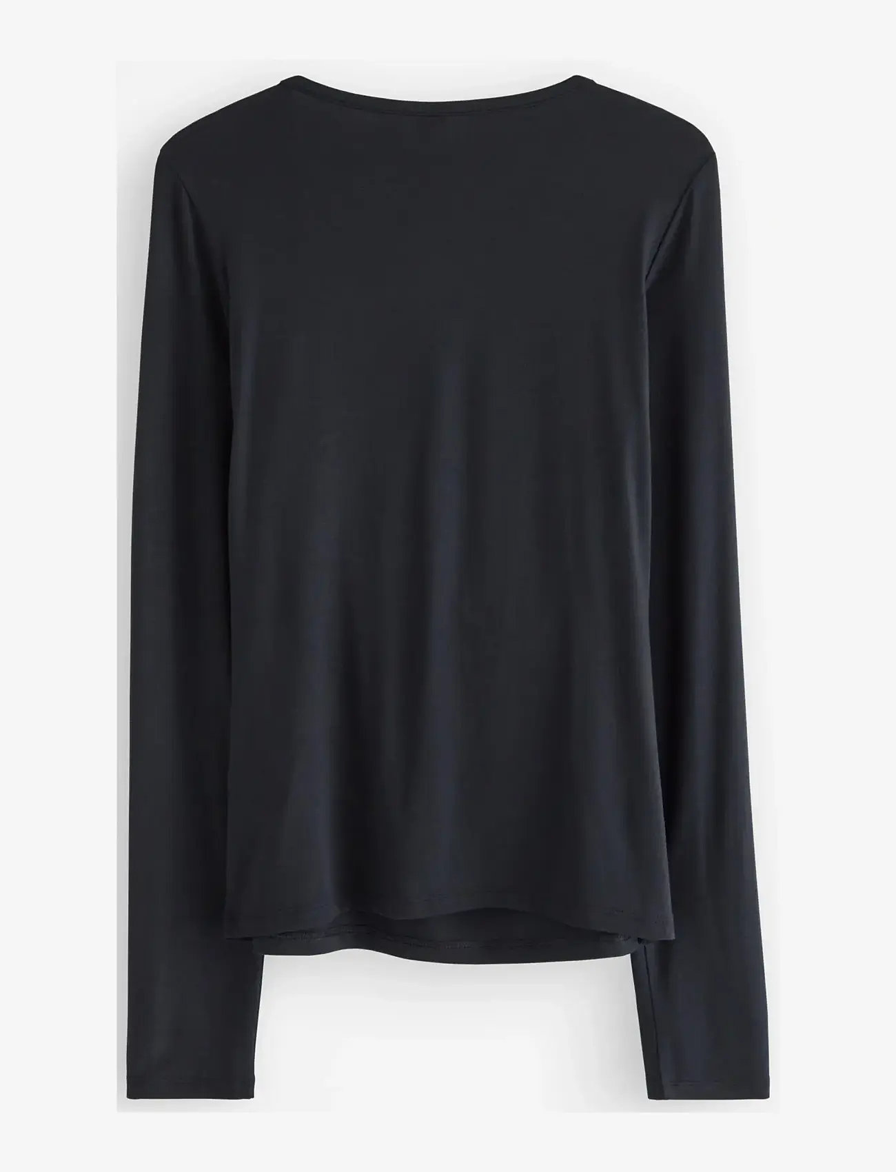 Lindex - Long-sleeved wrap top - pikkade varrukatega t-särgid - black - 2