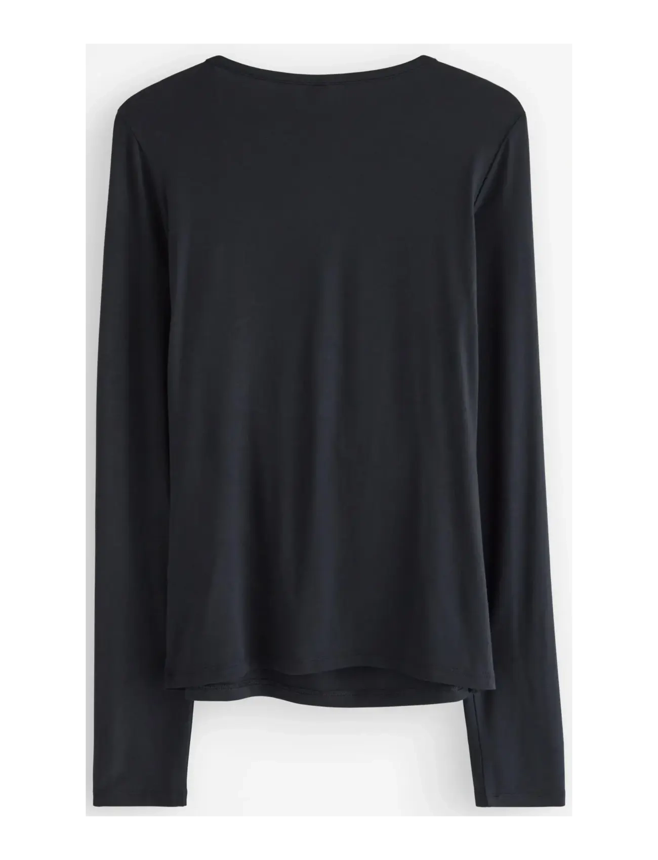 Lindex - Long-sleeved wrap top - long-sleeved t-shirts - black - 2