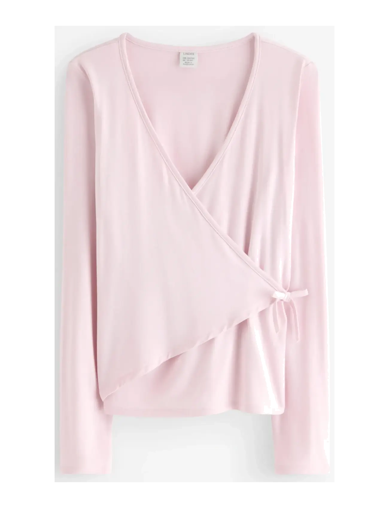 LINDEX Langärmelig Wrap Oberteil Pink - 170 - Kinder