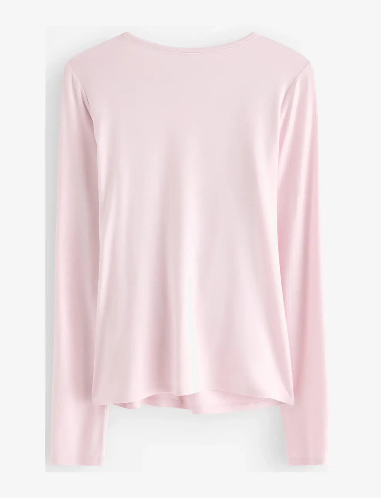 Lindex - Long-sleeved wrap top - pikkade varrukatega t-särgid - light pink - 2