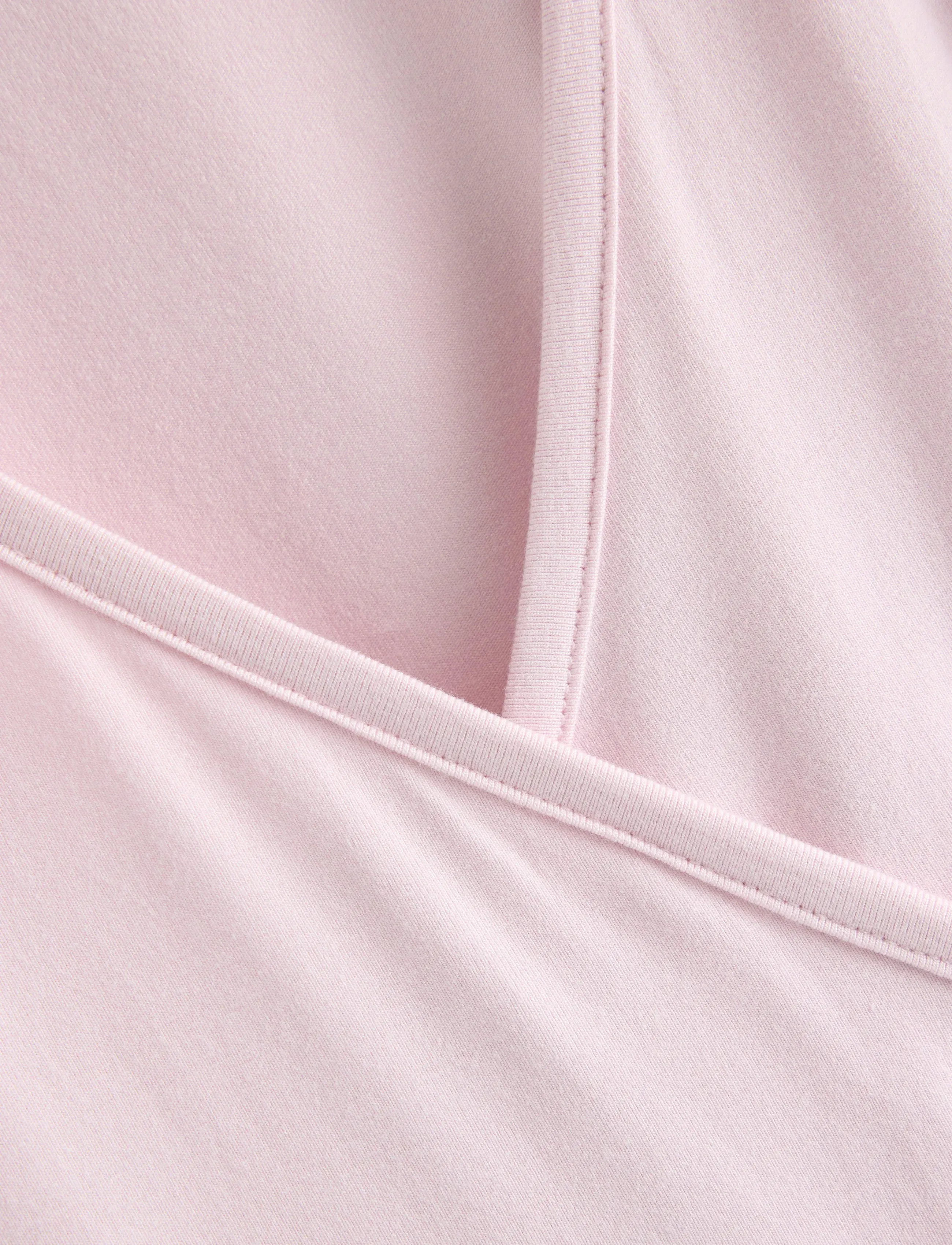 Lindex - Long-sleeved wrap top - langærmede t-shirts - light pink - 5