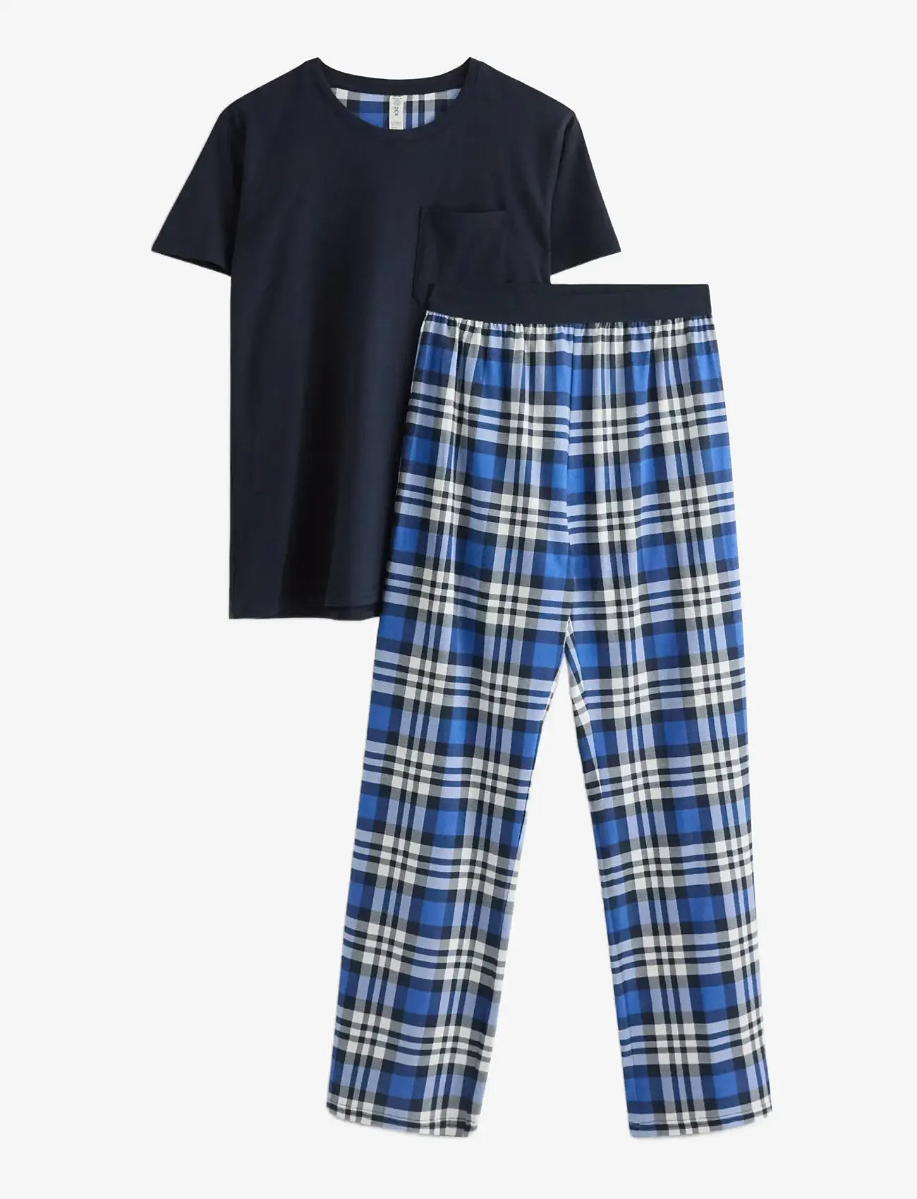 Lindex - Pyjamas set check trs - sets - dark navy - 1
