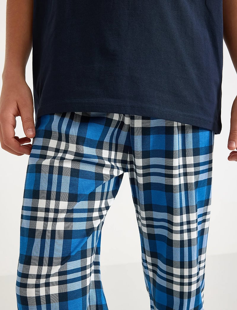 Lindex - Pyjamas set check trs - sets - dark navy - 4