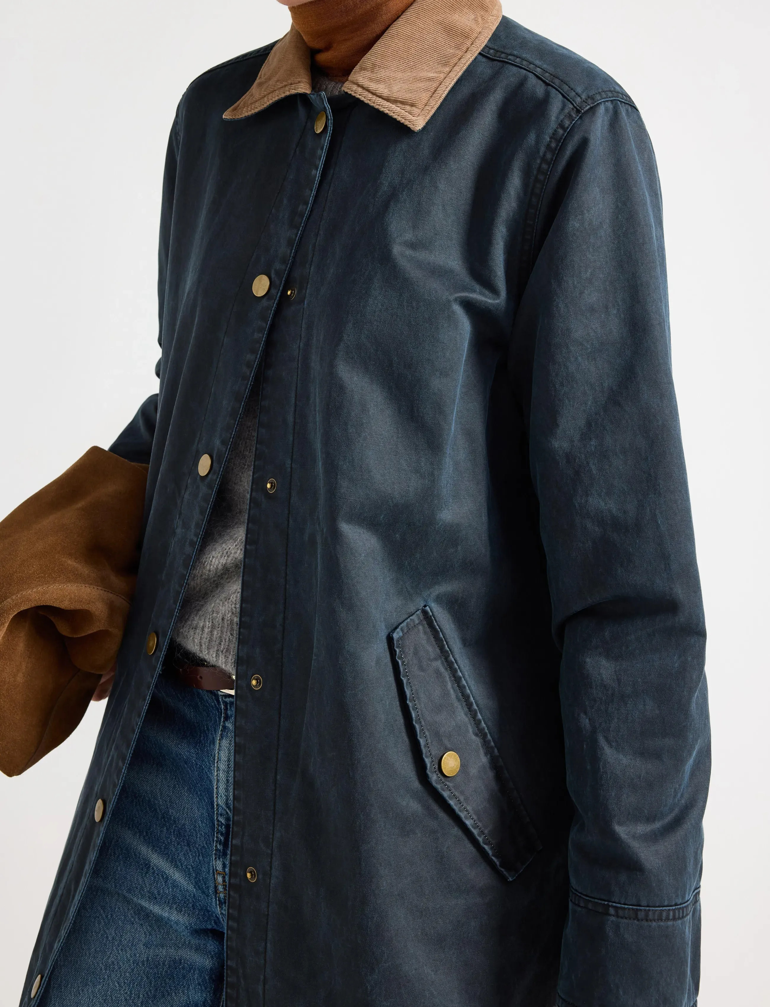 Lindex - Long coat - blue - 4