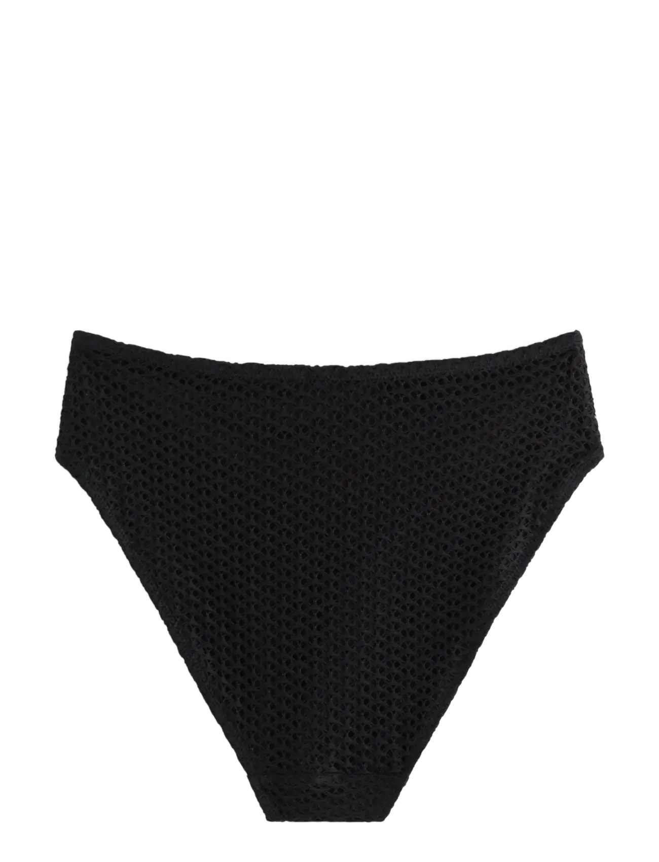 Lindex - Pattern-knit bikini bottom - bikini briefs - black - 2