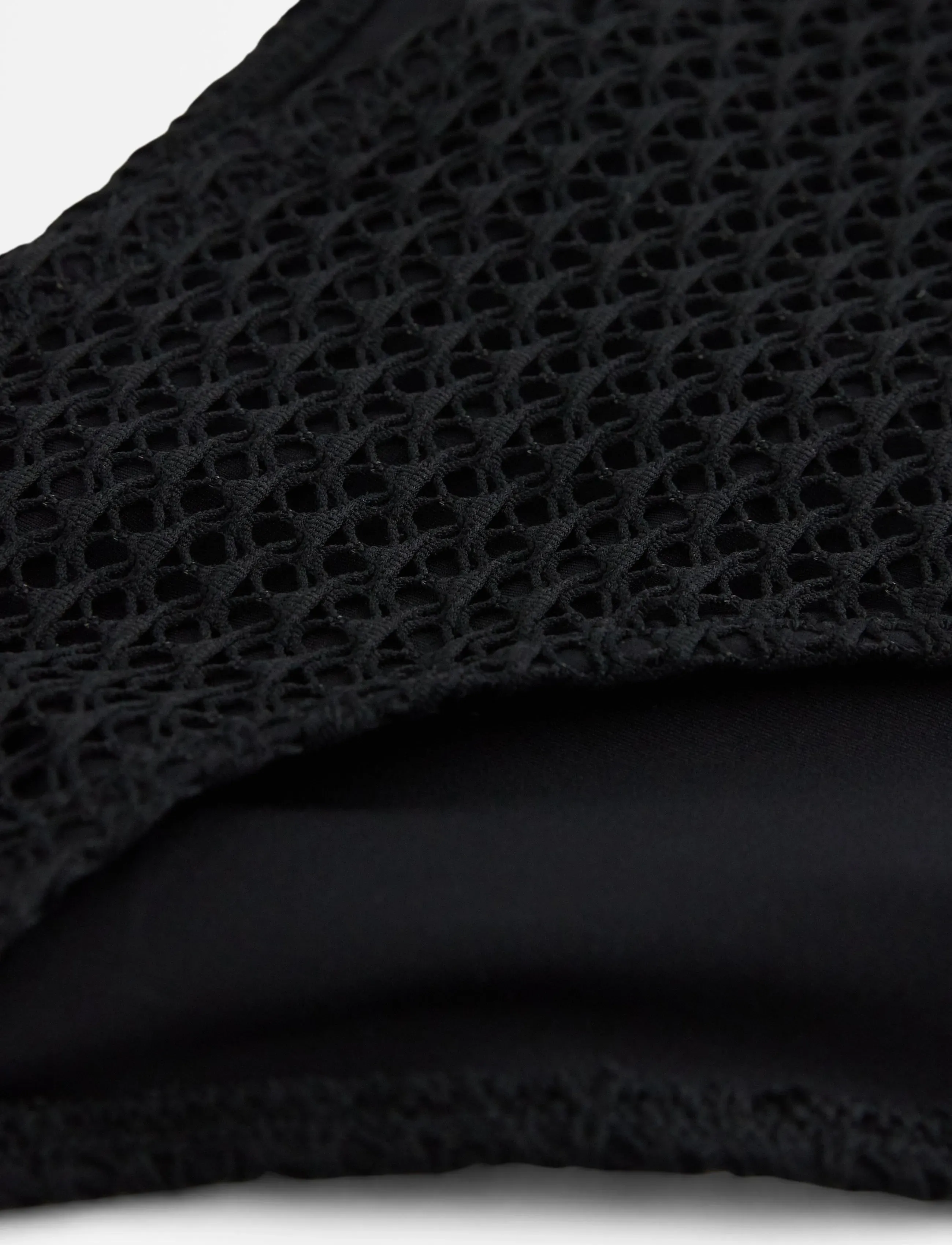 Lindex - Pattern-knit bikini bottom - bikini briefs - black - 5