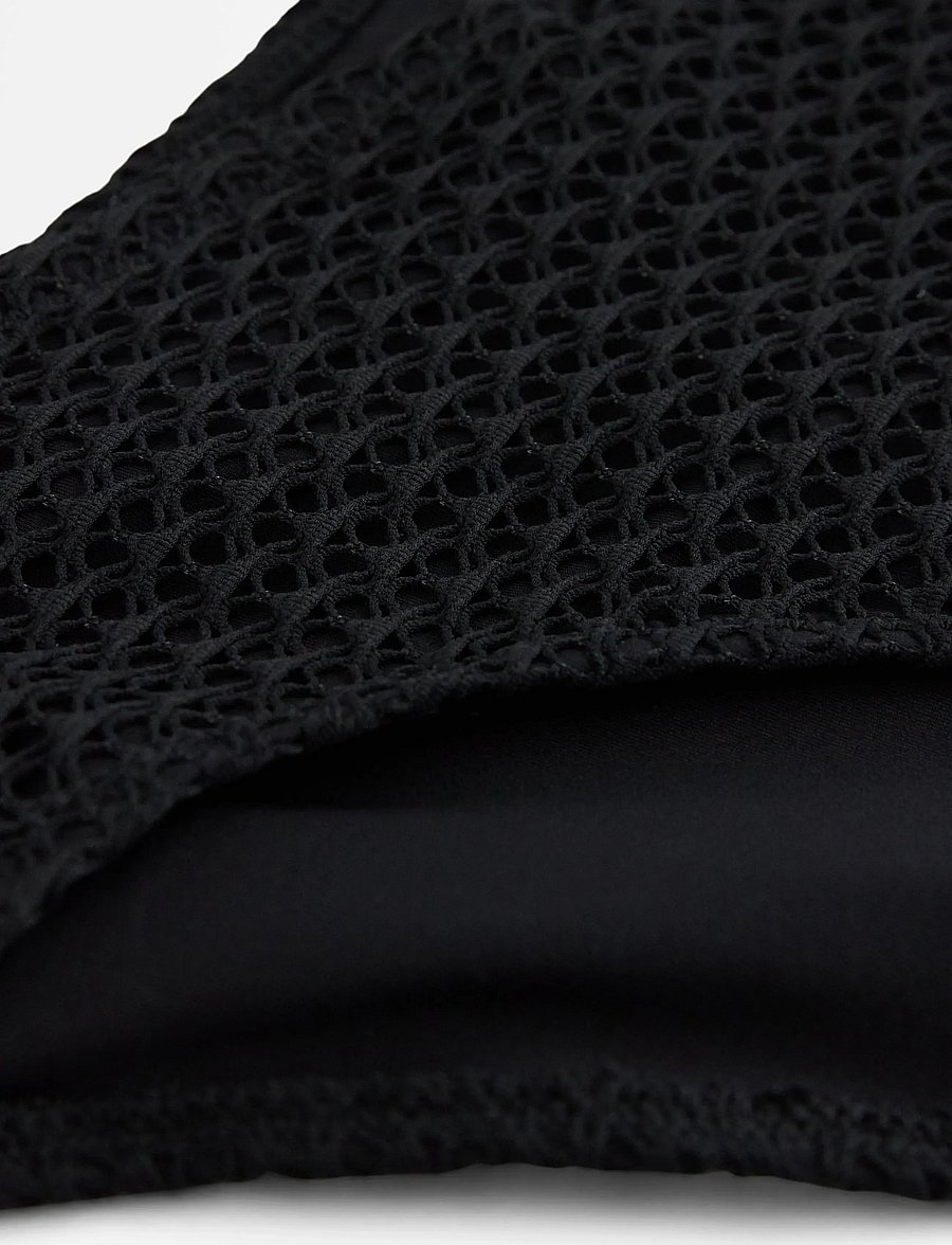 Lindex - Pattern-knit bikini bottom - bikini-slips - black - 5