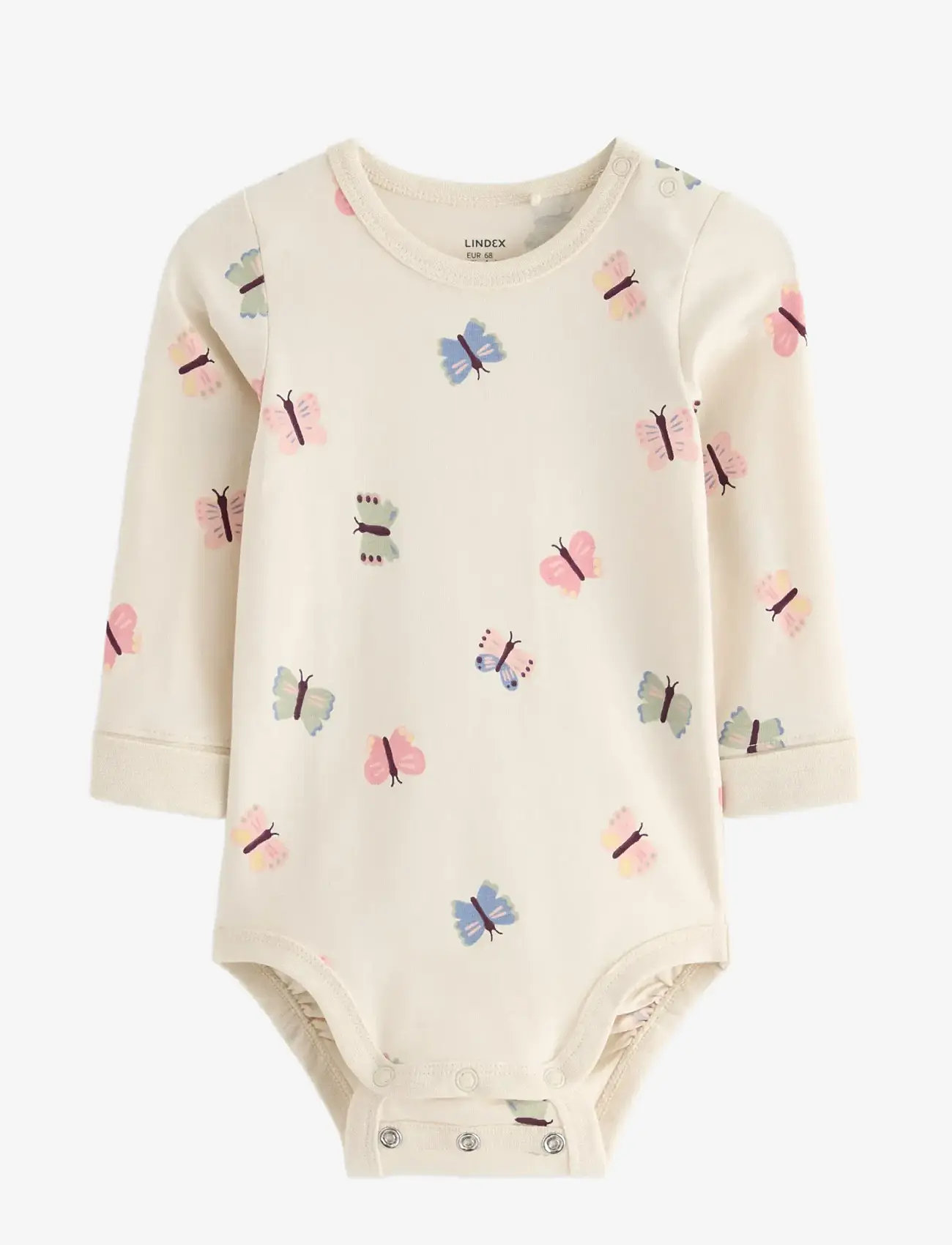 Lindex - Body Butterfly aop - light beige - 0