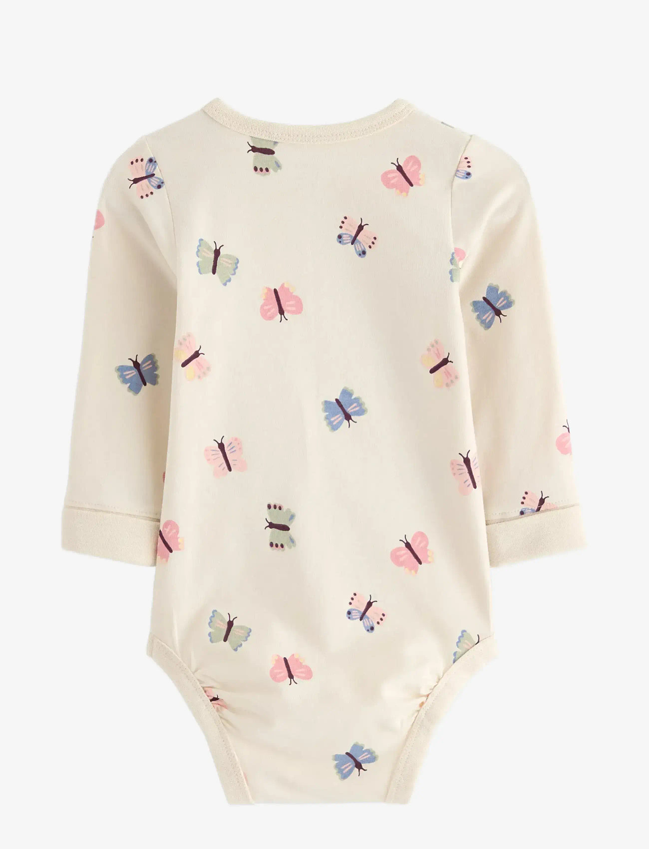 Lindex - Body Butterfly aop - light beige - 1