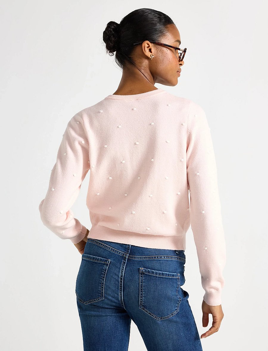 Lindex - Cardigan Julesett - strickjacken - light pink - 3