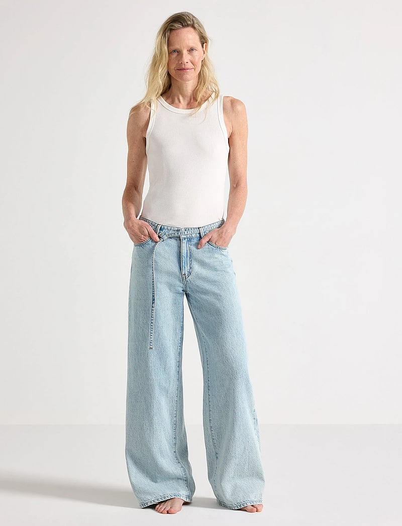 Lindex - Trouser denim Peggy lt blue - vida jeans - light denim - 0