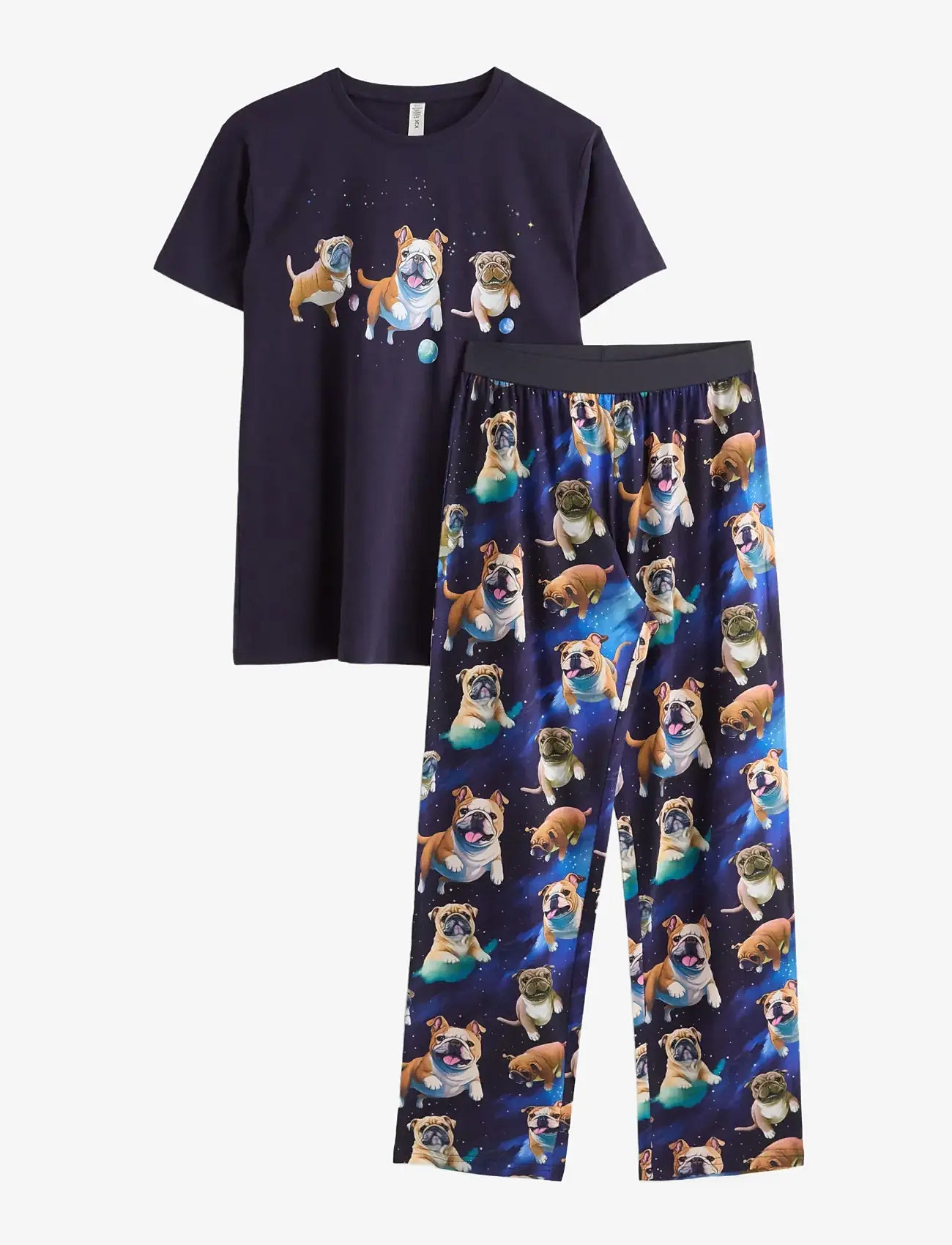 Lindex - Pyjamas set AI bulldog - pyjama-sets - dark navy - 1