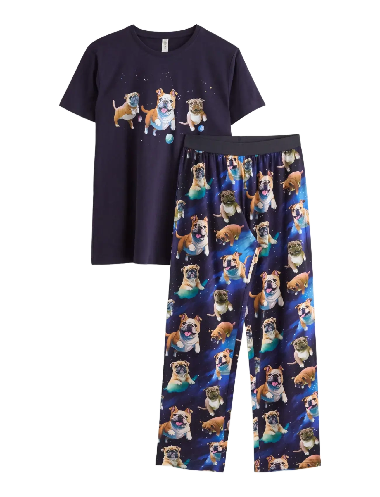 Lindex Pyjamas set AI bulldog - Naktsveļa - DARK NAVY / navy