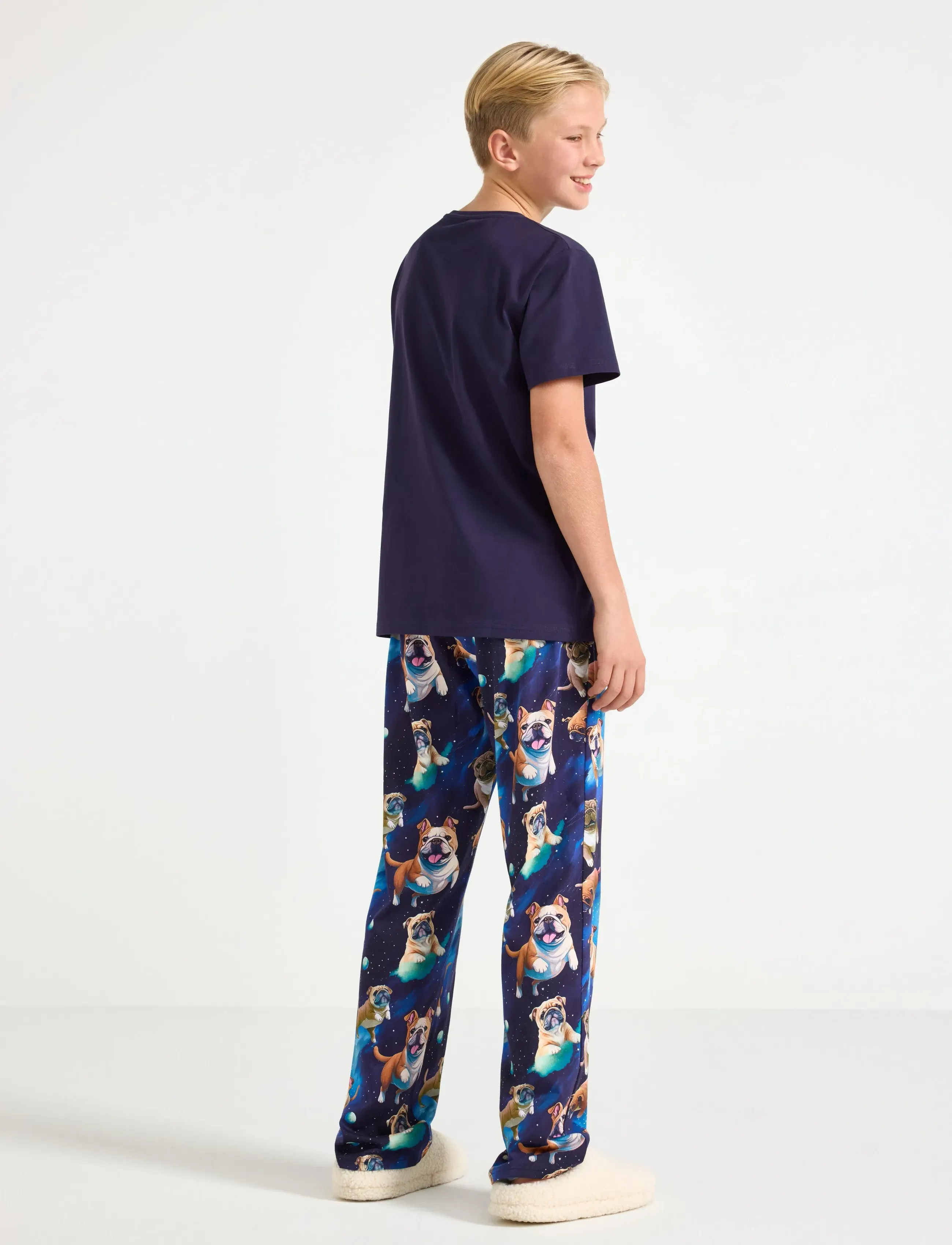 Lindex - Pyjamas set AI bulldog - pyjamassæt - dark navy - 3