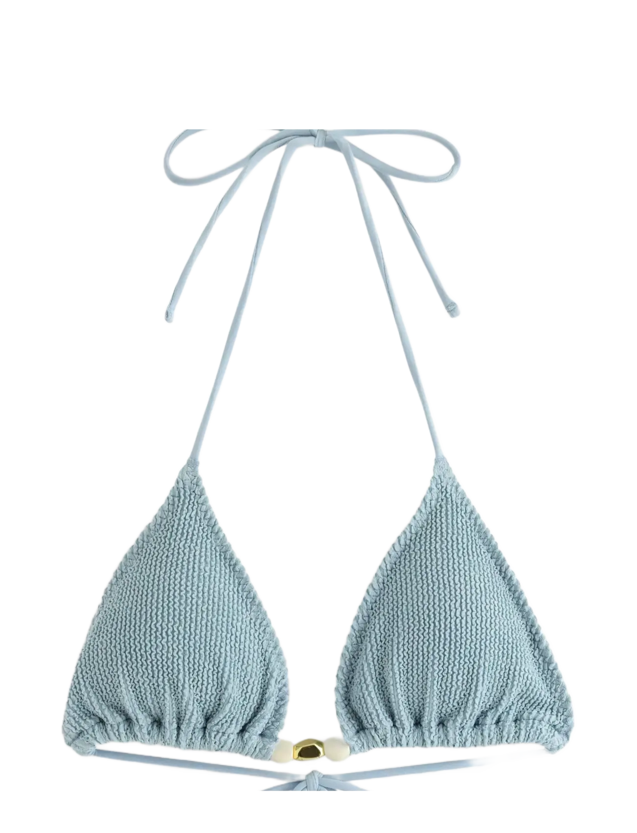 LINDEX Triangle Bikini BH Blau - M - Damen