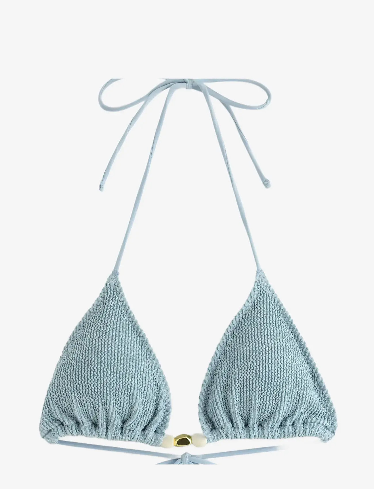Lindex - Triangle bikini bra - dreieck-bikini-oberteile - light dusty blue - 1
