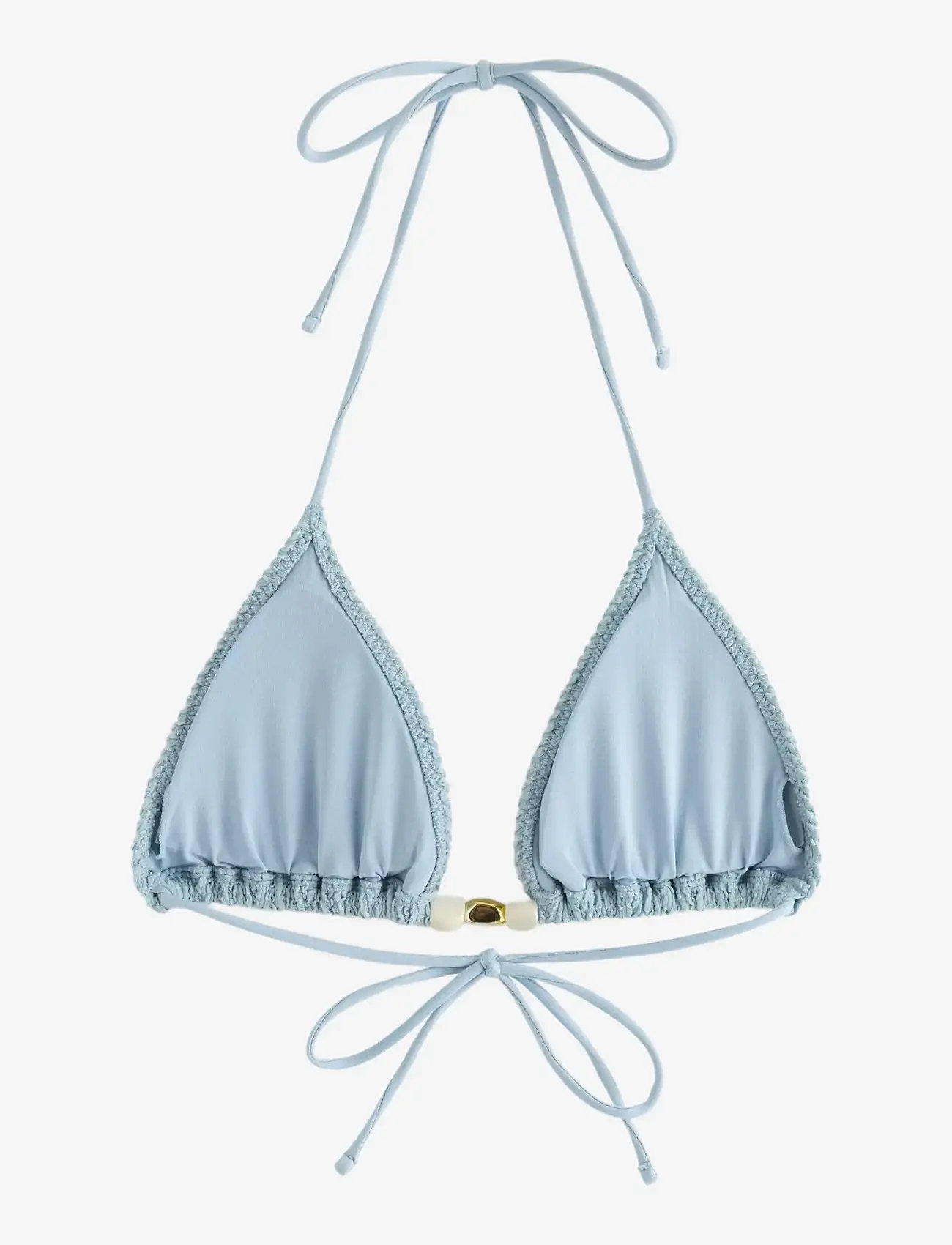 Lindex - Triangle bikini bra - dreieck-bikini-oberteile - light dusty blue - 2