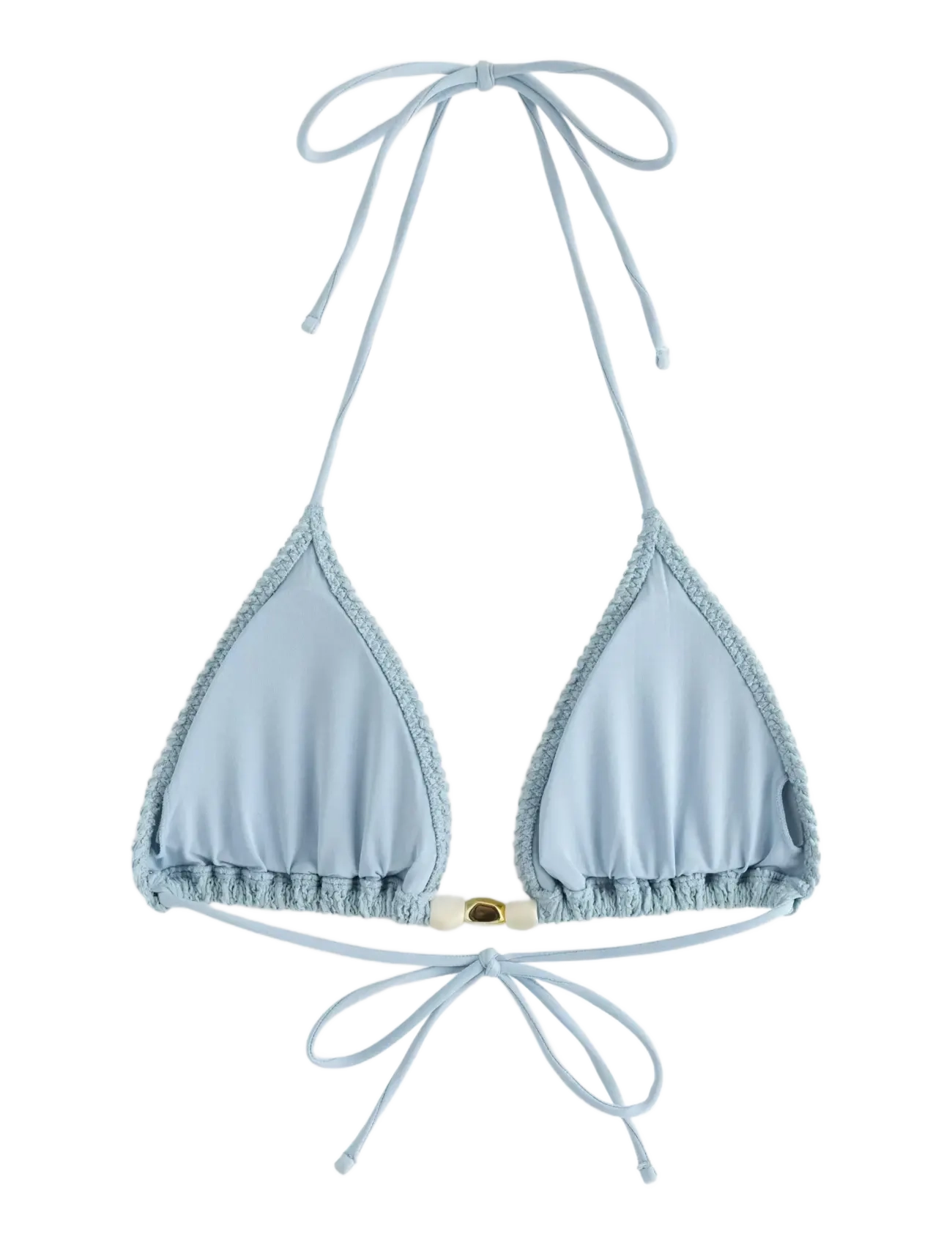 Lindex - Triangle bikini bra - dreieck-bikini-oberteile - light dusty blue - 2