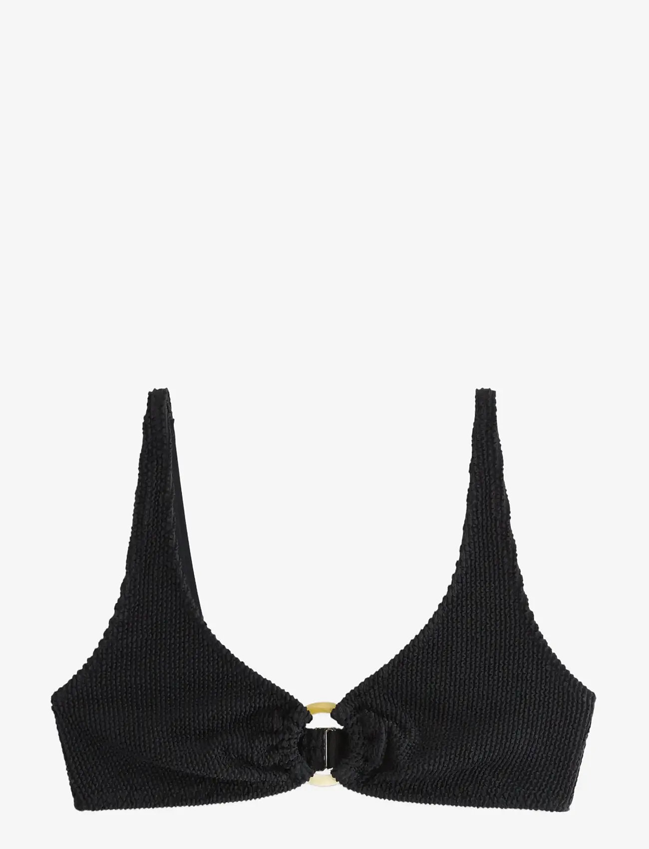 Lindex - Unpadded bikini bra - push-up-bikini-oberteile - black - 1