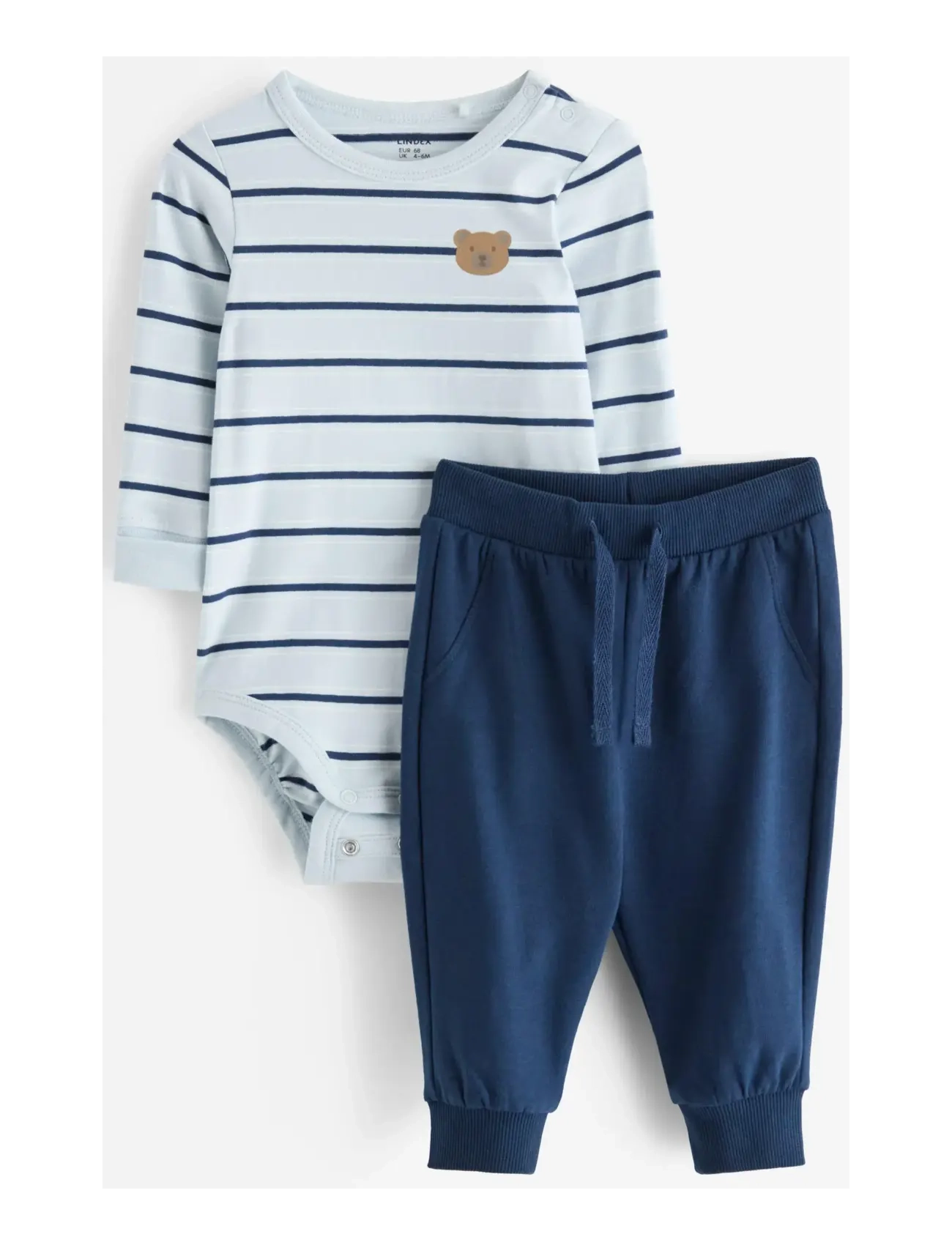 Set Body stripe w joggers - LIGHT BLUE