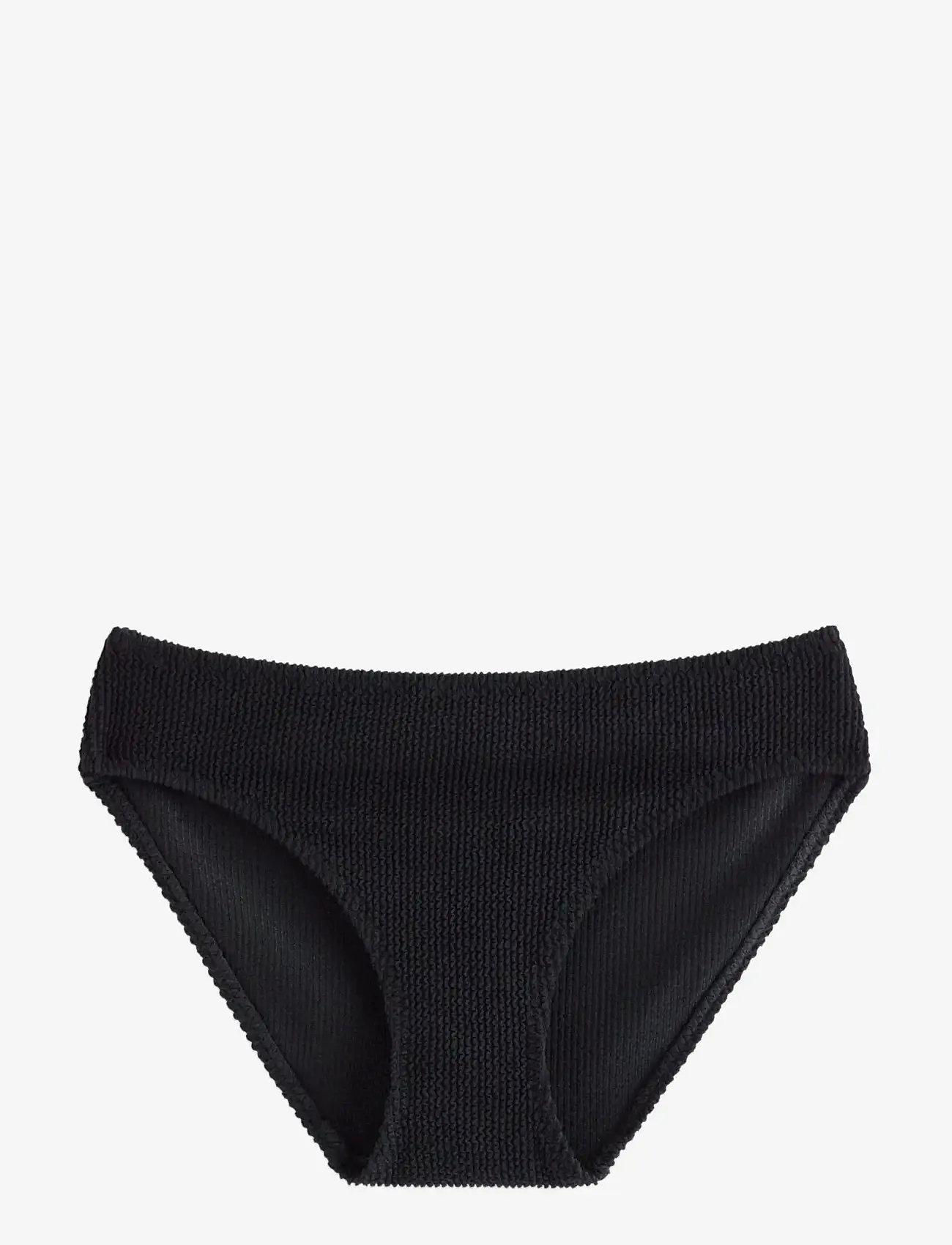 Lindex - Crinkled bikini bottom - bikinibriefs - black - 1