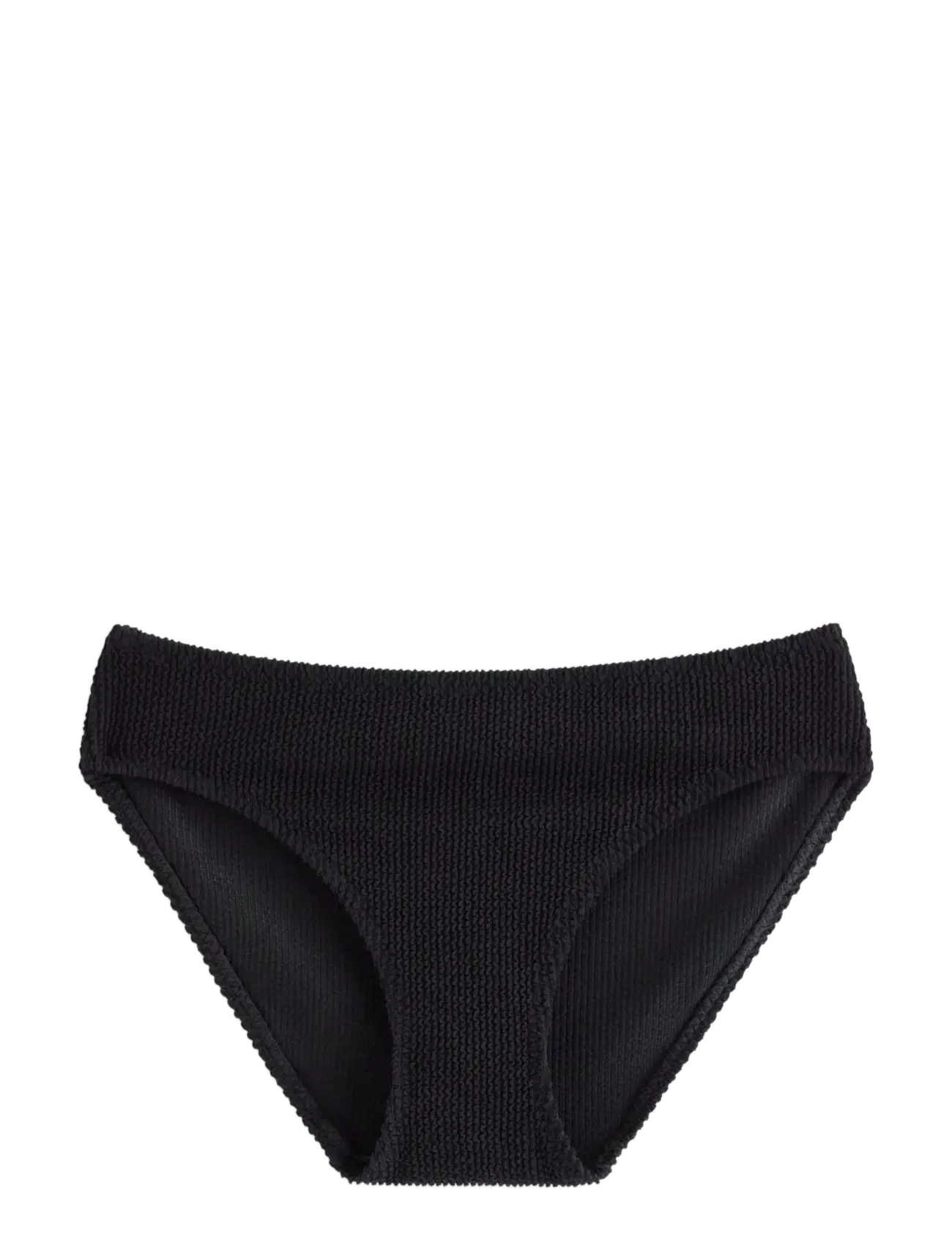 Lindex Crinkled bikini bottom - Vêtements - BLACK / black