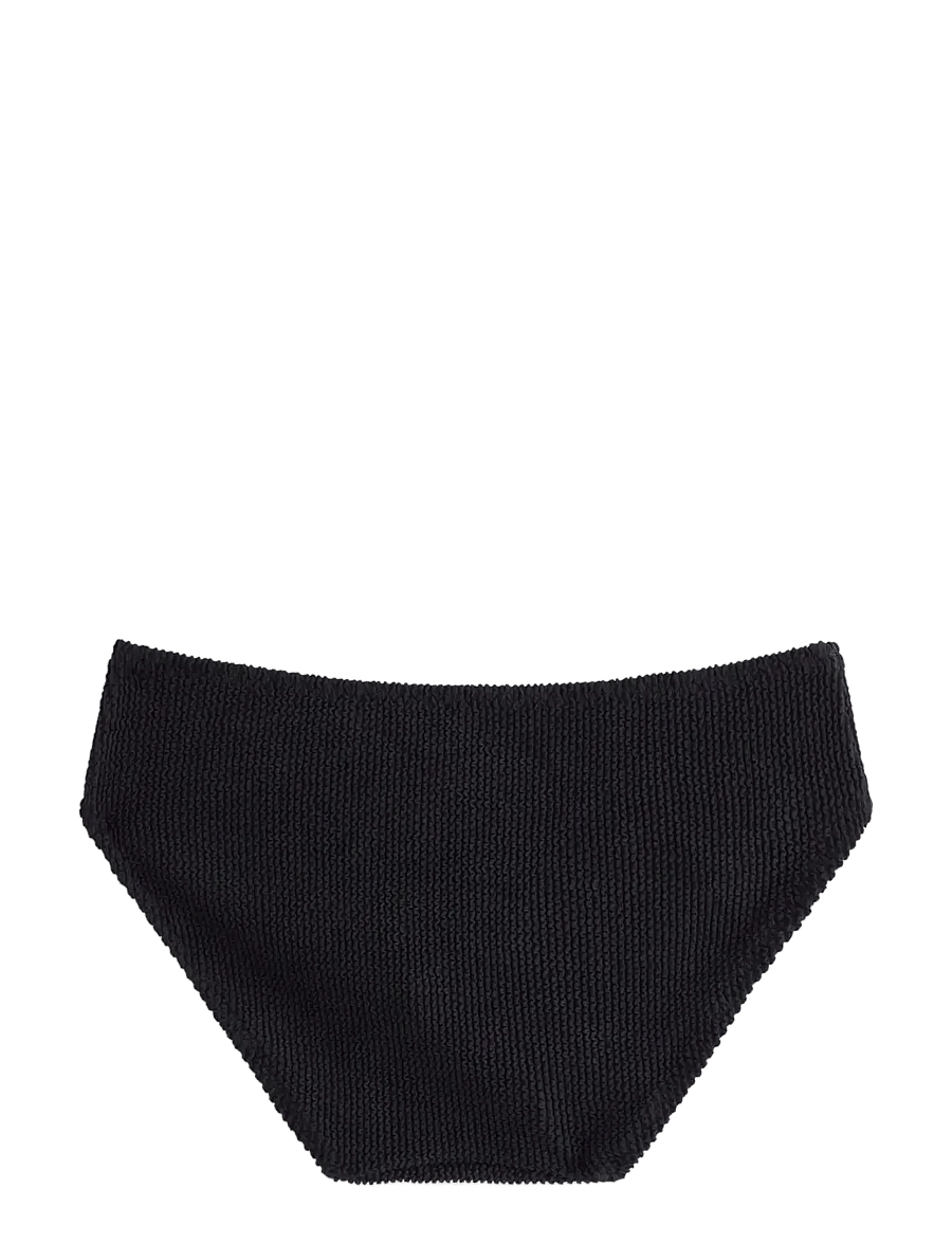 Lindex - Crinkled bikini bottom - bikinibriefs - black - 2