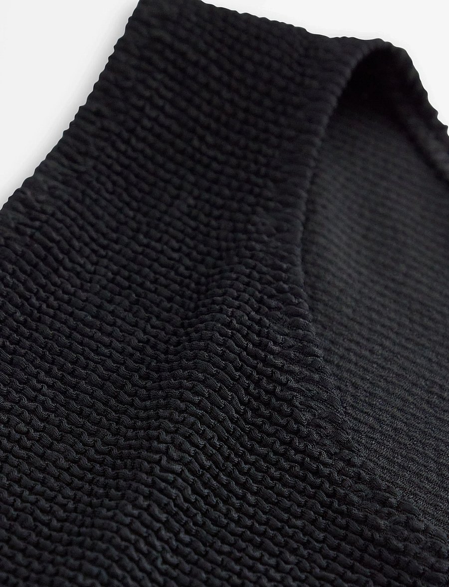 Lindex - Crinkled bikini bottom - bikinibriefs - black - 5