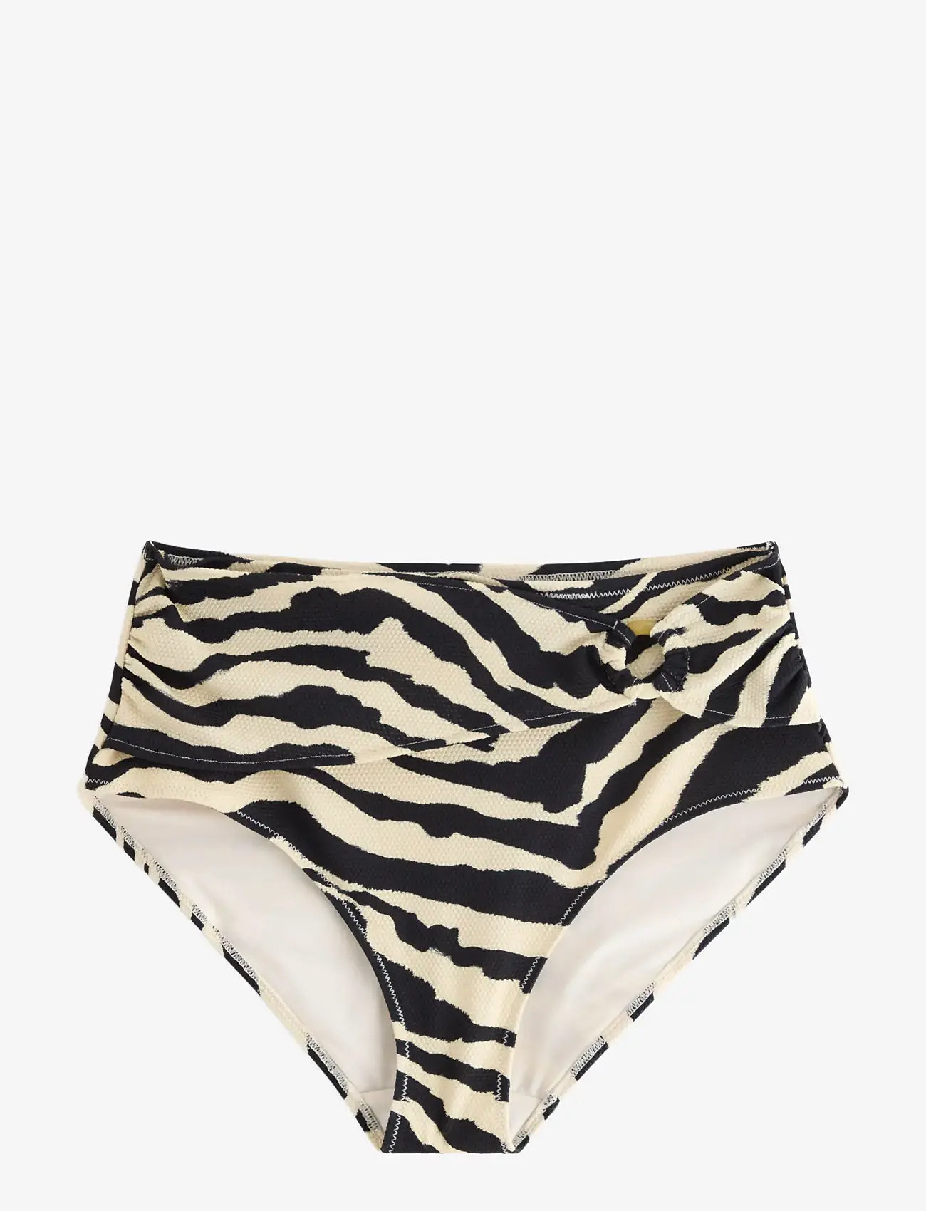 Lindex - Bikini bottom with high waist - højtaljede bikinitrusser - dusty white - 1