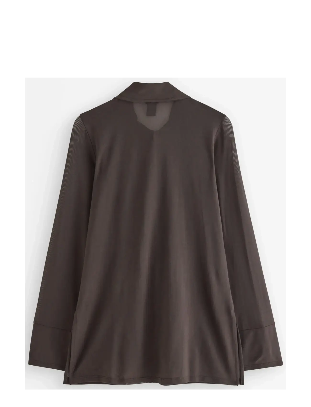 Lindex - Shirt Long Moira - langärmlige hemden - dark brown - 2