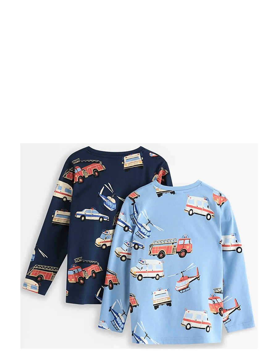 Lindex - 2-pack long-sleeved top - t-krekli ar garām piedurknēm - dark blue - 2