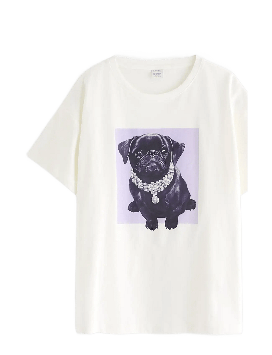 Lindex - T-shirt - kortærmede t-shirts - off white - 1