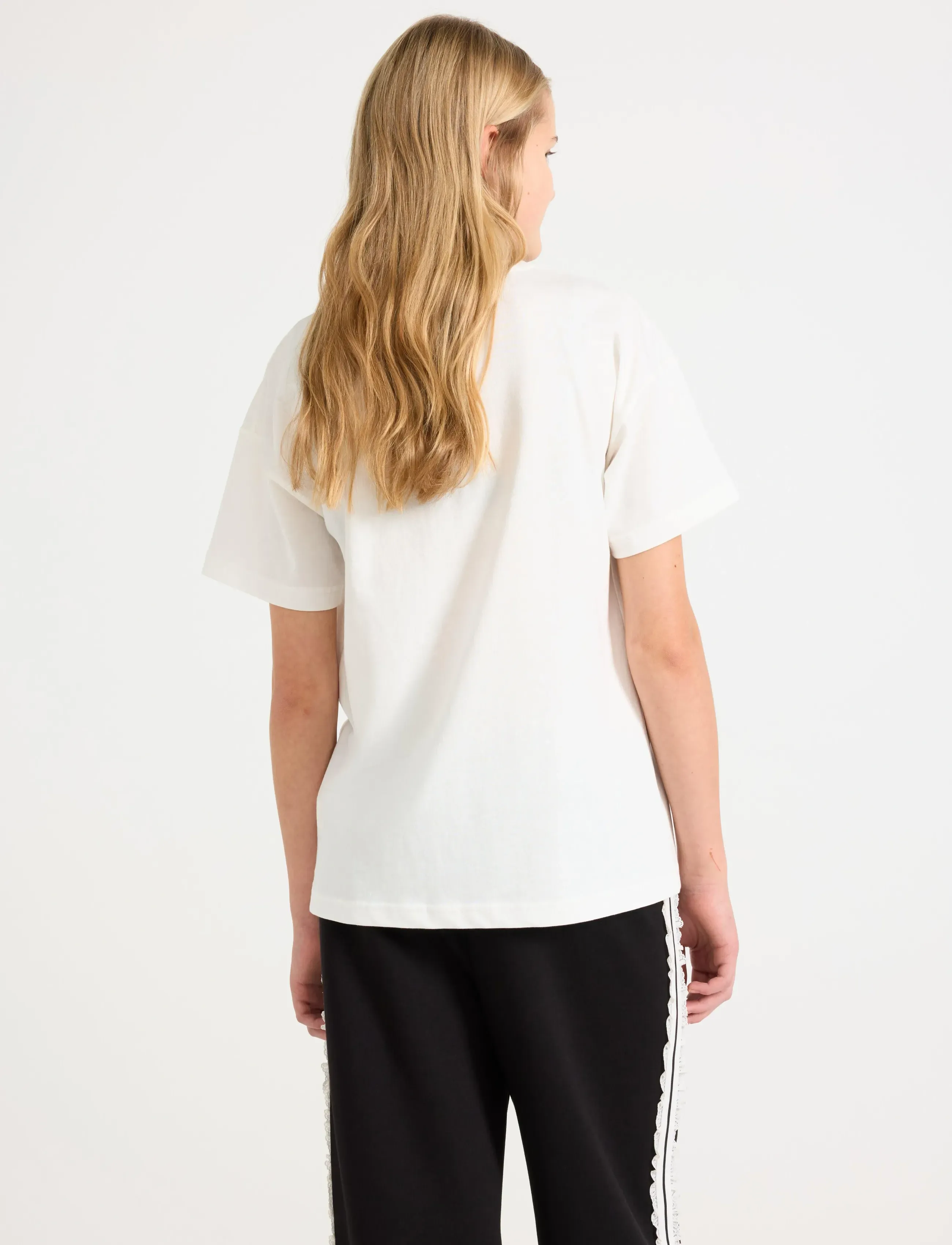 Lindex - T-shirt - marškinėliai trumpomis rankovėmis - off white - 3