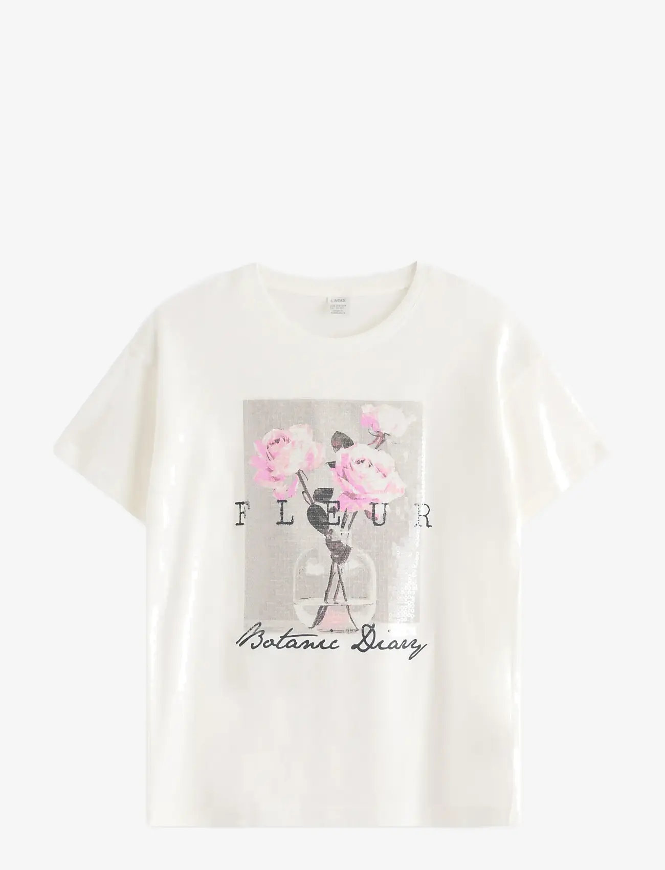 Lindex - T-shirt - short-sleeved t-shirts - white - 1