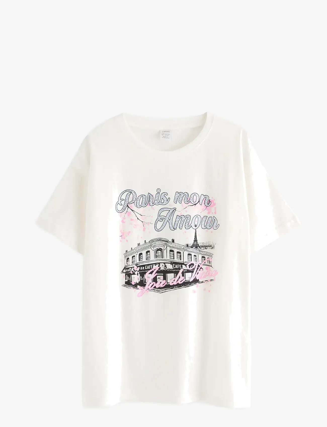 Lindex - T-shirt - kurzärmelige - white - 1