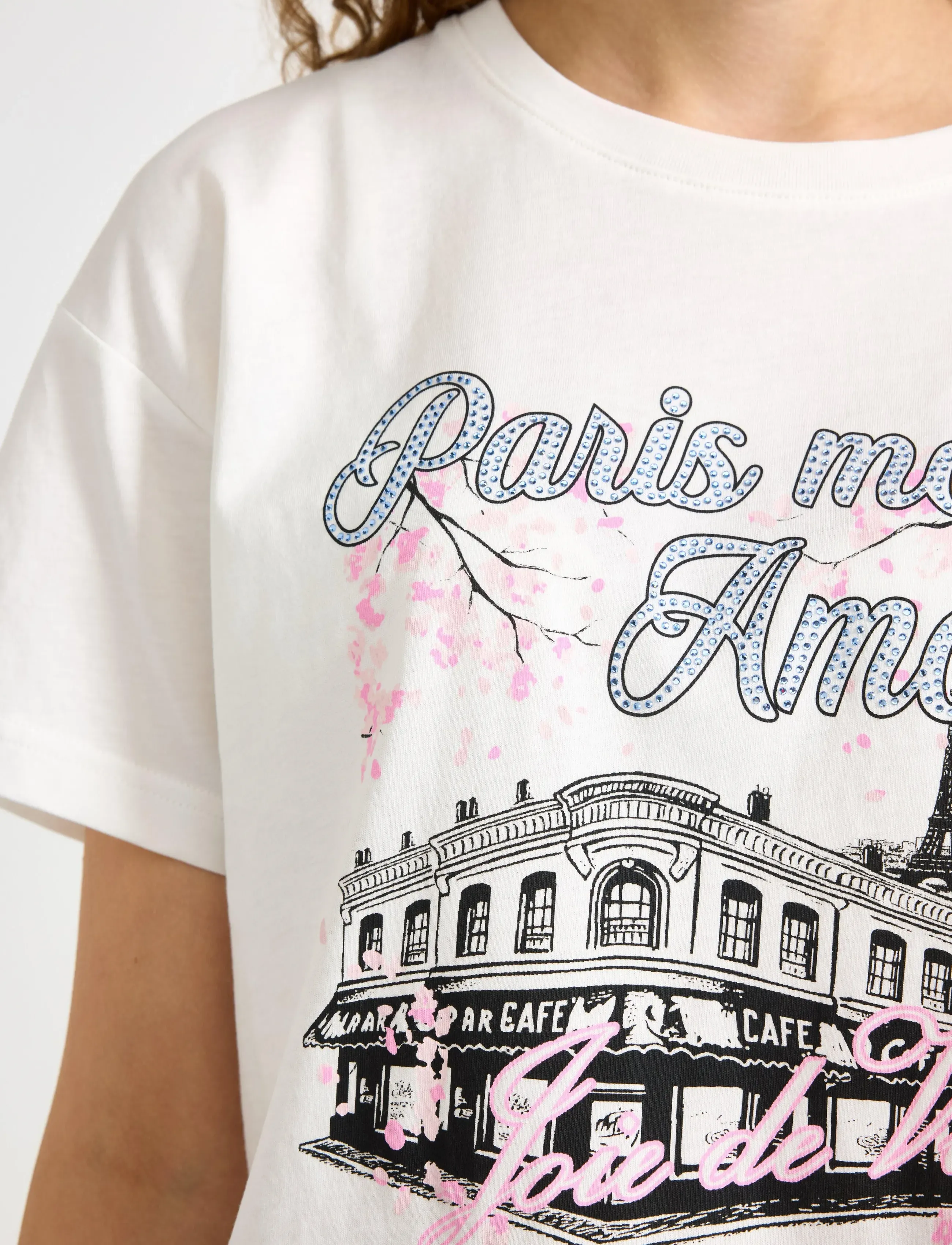 Lindex - T-shirt - kurzärmelige - white - 4