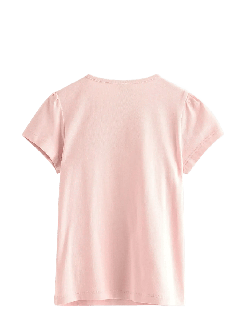 Lindex - Short-sleeved top with reversible sequins motif - kurzärmelige - light dusty pink - 2