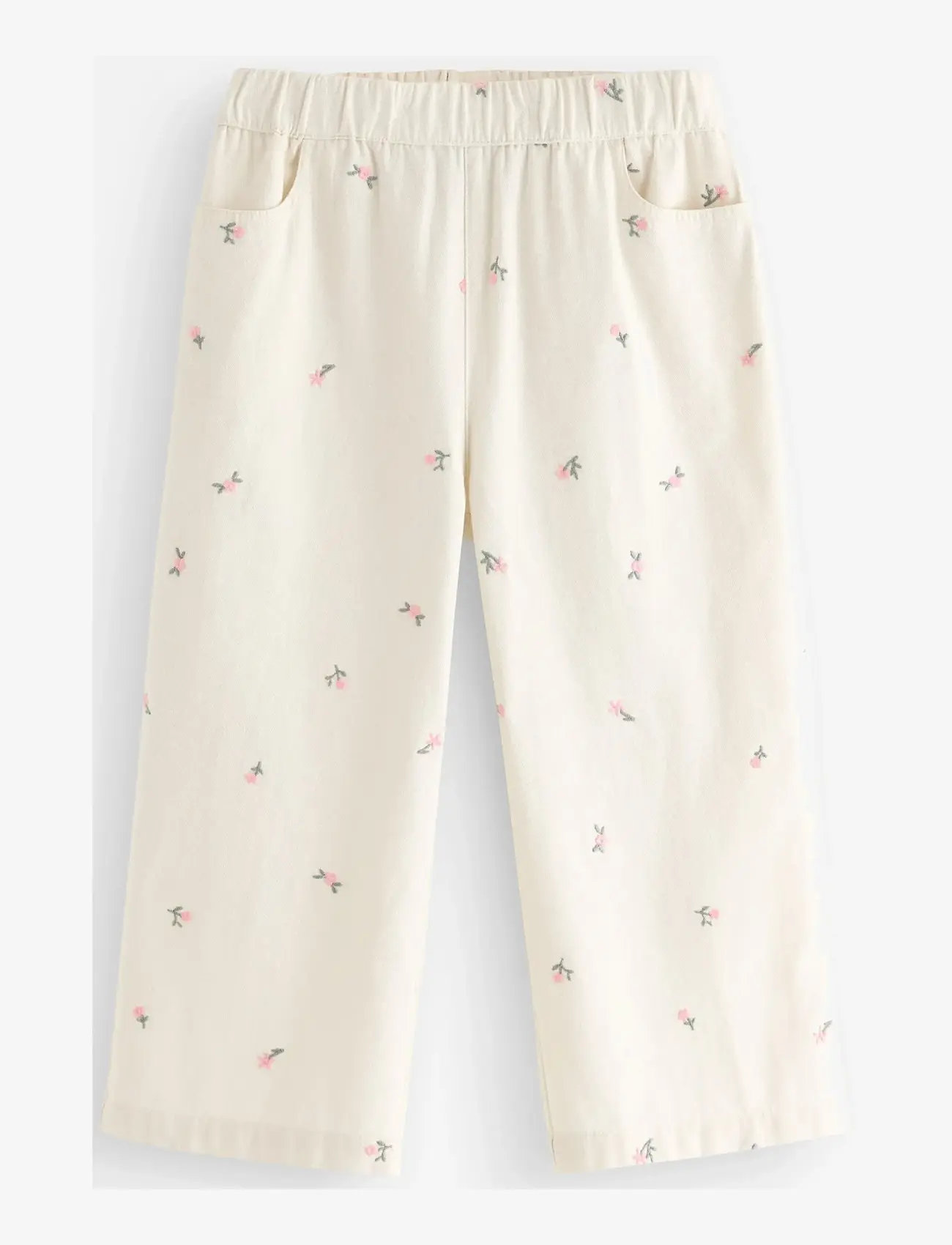 Lindex - Straight trousers - babybukser - white - 1