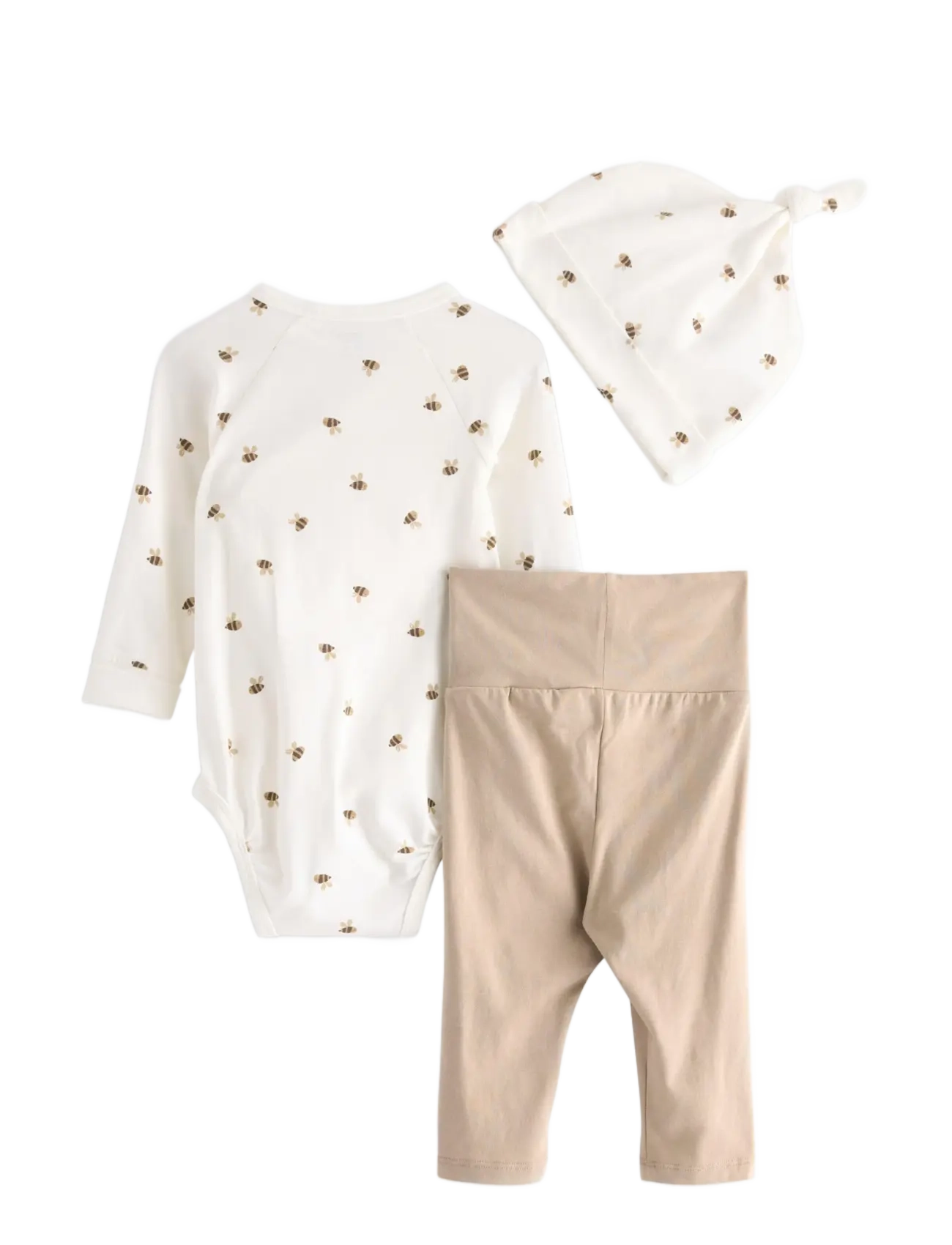 Lindex - 3-piece baby starter kit - shoppa efter ålder - beige - 1