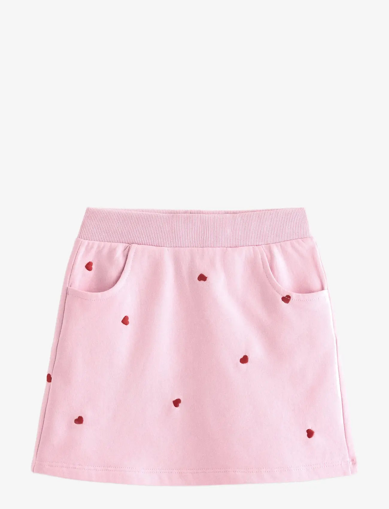 Lindex - skirt fleece embroidery - miniseelikud - light pink - 1