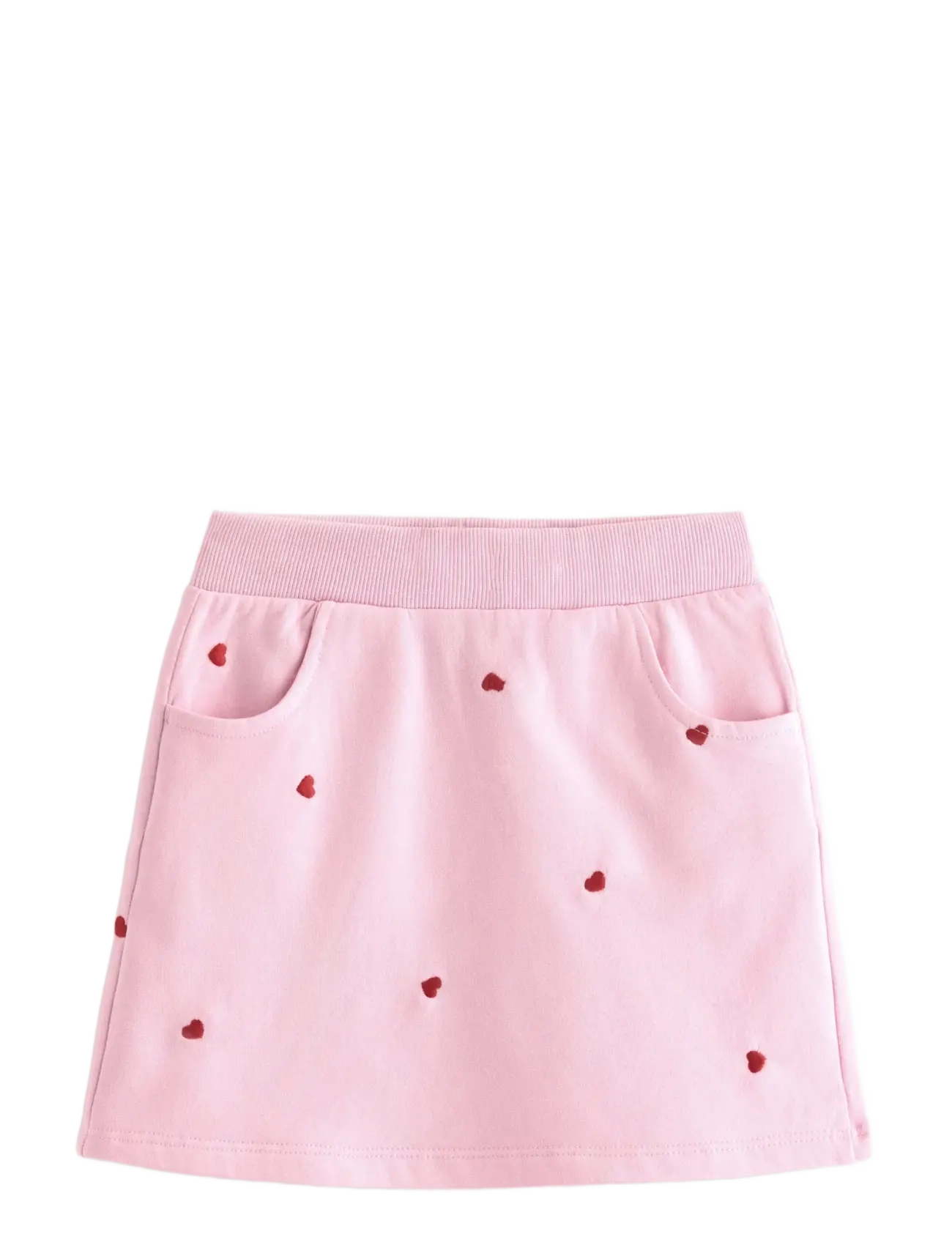 Lindex skirt fleece embroidery - Lapsed 98–134 - LIGHT PINK / pink/rose
