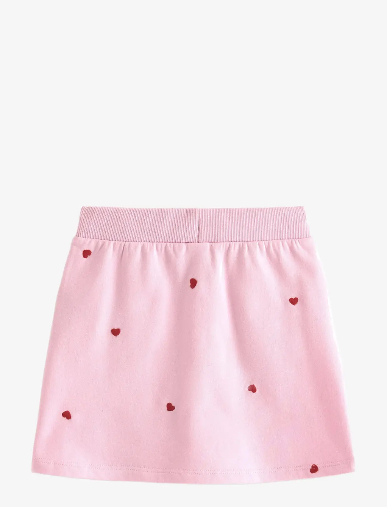 Lindex - skirt fleece embroidery - miniseelikud - light pink - 2