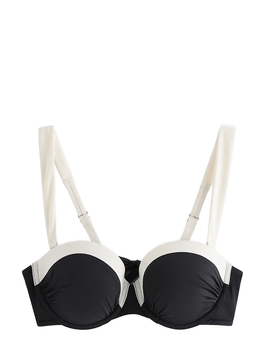 Lindex - Balconette bikini bra - wired bikinitops - black - 1