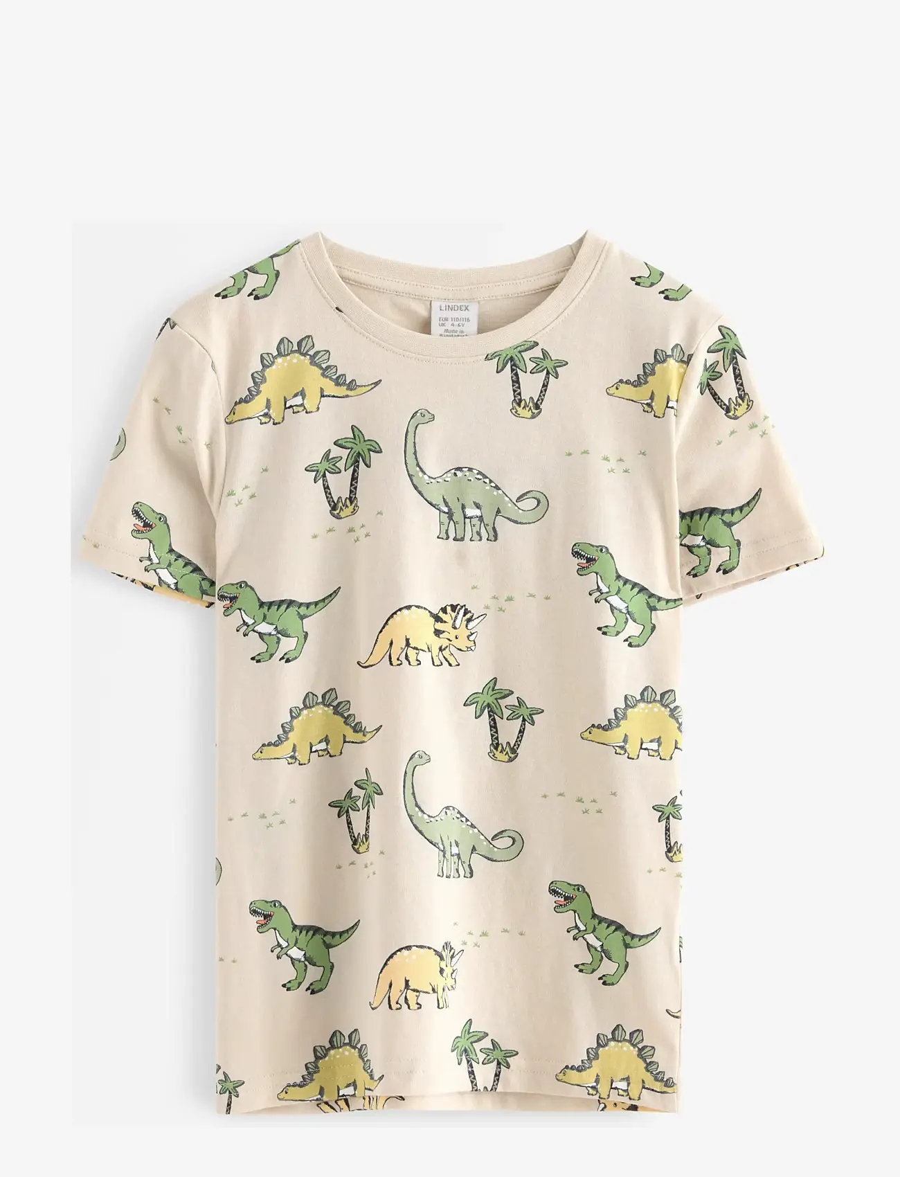 Lindex - T-shirt - lühikeste varrukatega t-särgid - light beige - 1