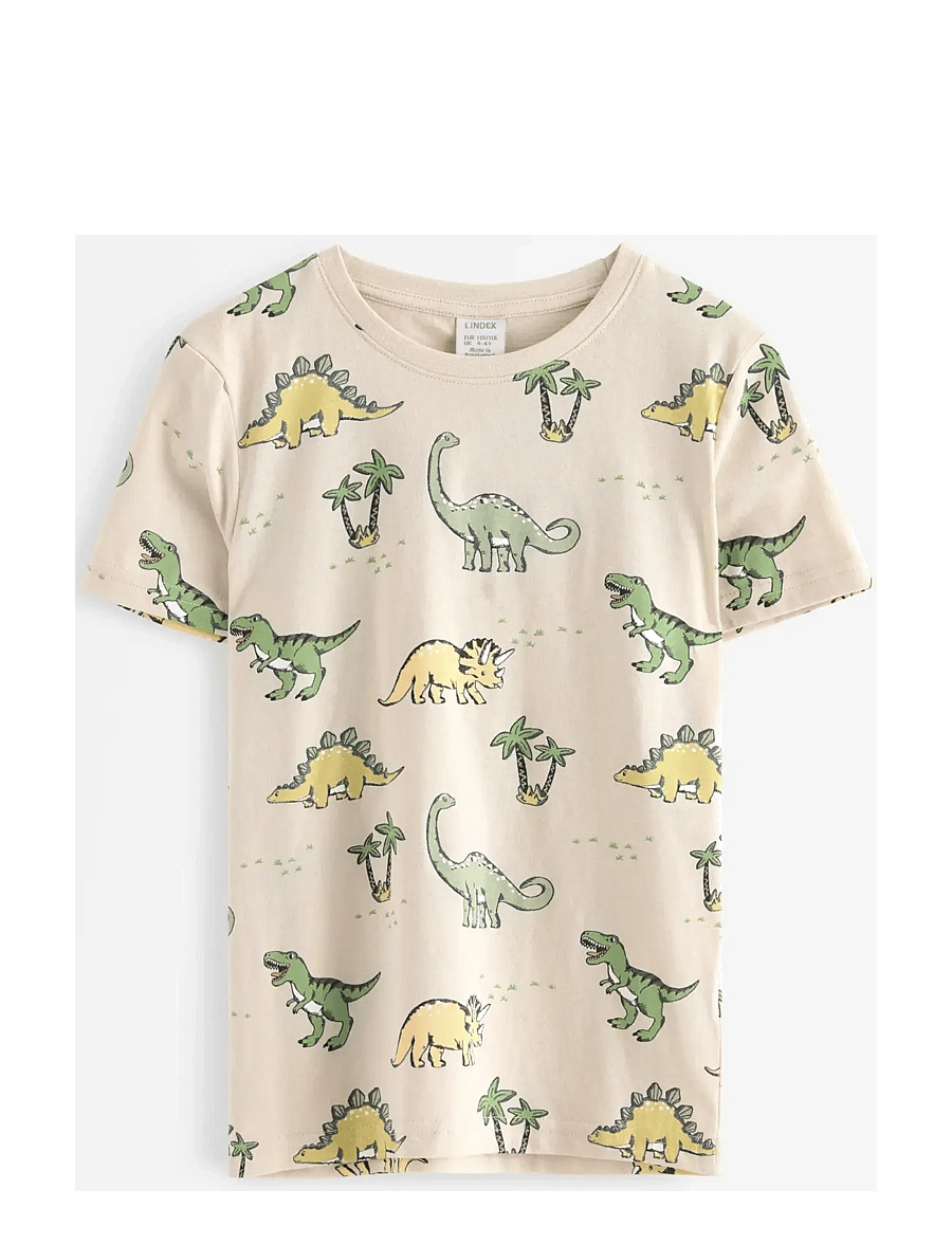 Lindex - T-shirt - kortærmede t-shirts - light beige - 1