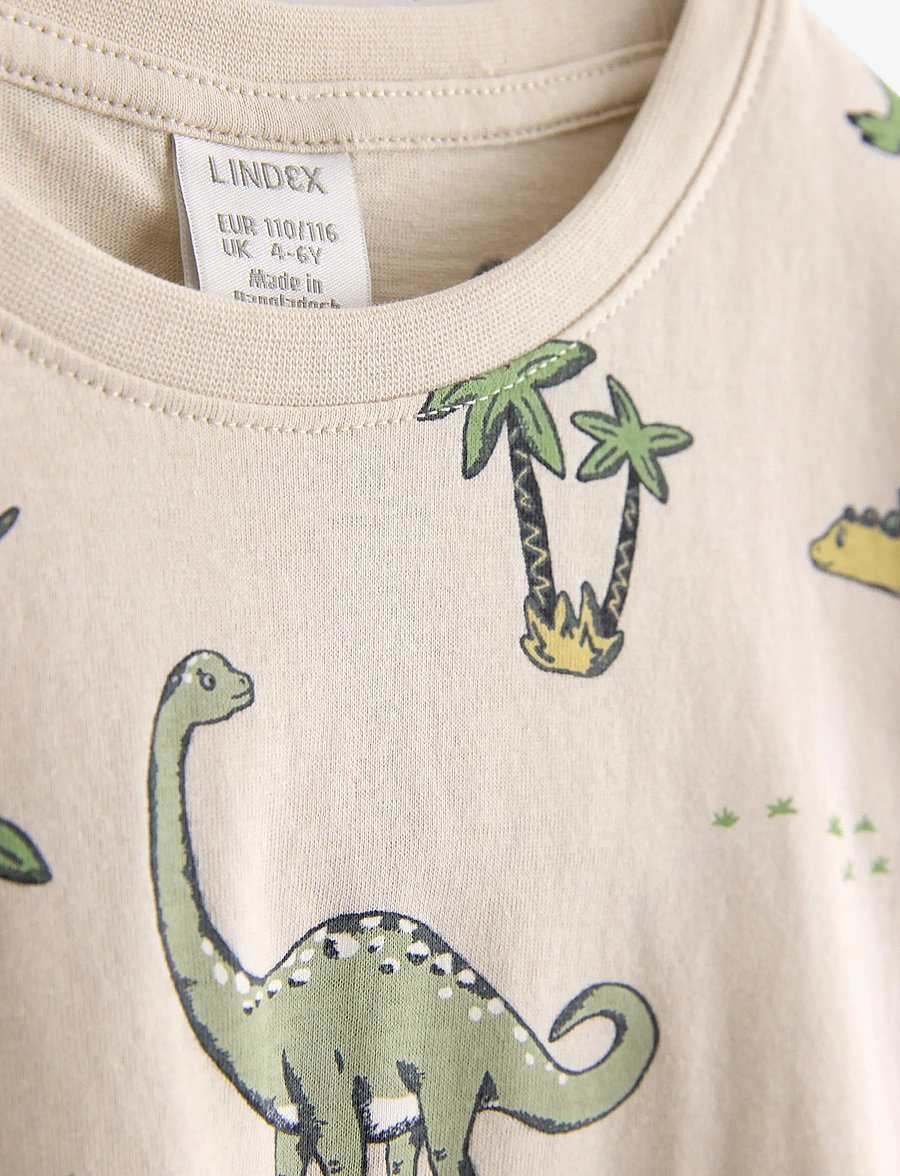 Lindex - T-shirt - kortærmede t-shirts - light beige - 5