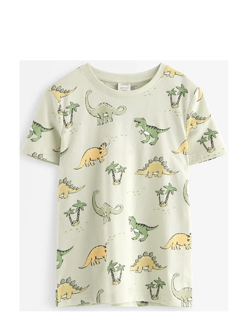 Lindex - T-shirt - kurzärmelige - light dusty green - 1